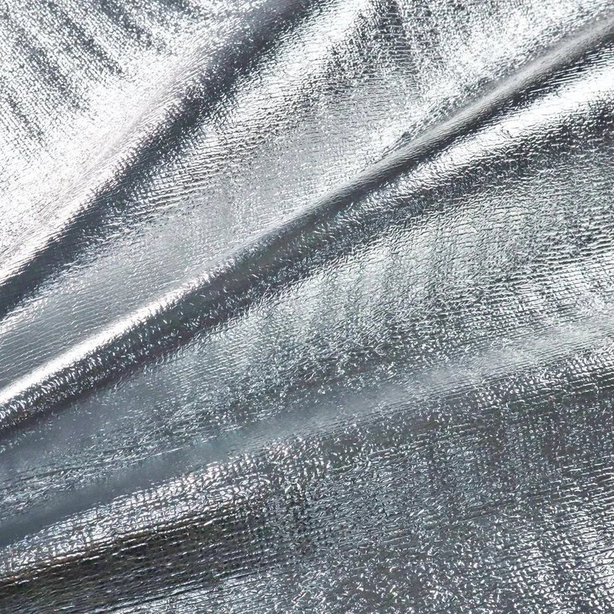 Stofferia Stoff Thermostoff Isotherm Isolierende Folie Silber, Breite 123  cm, Meterware