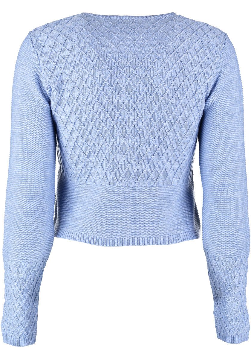 OS Trachten Strickjacke Swoyar Trachtenjacke mit Rautenmuster – Bild 2 von 5