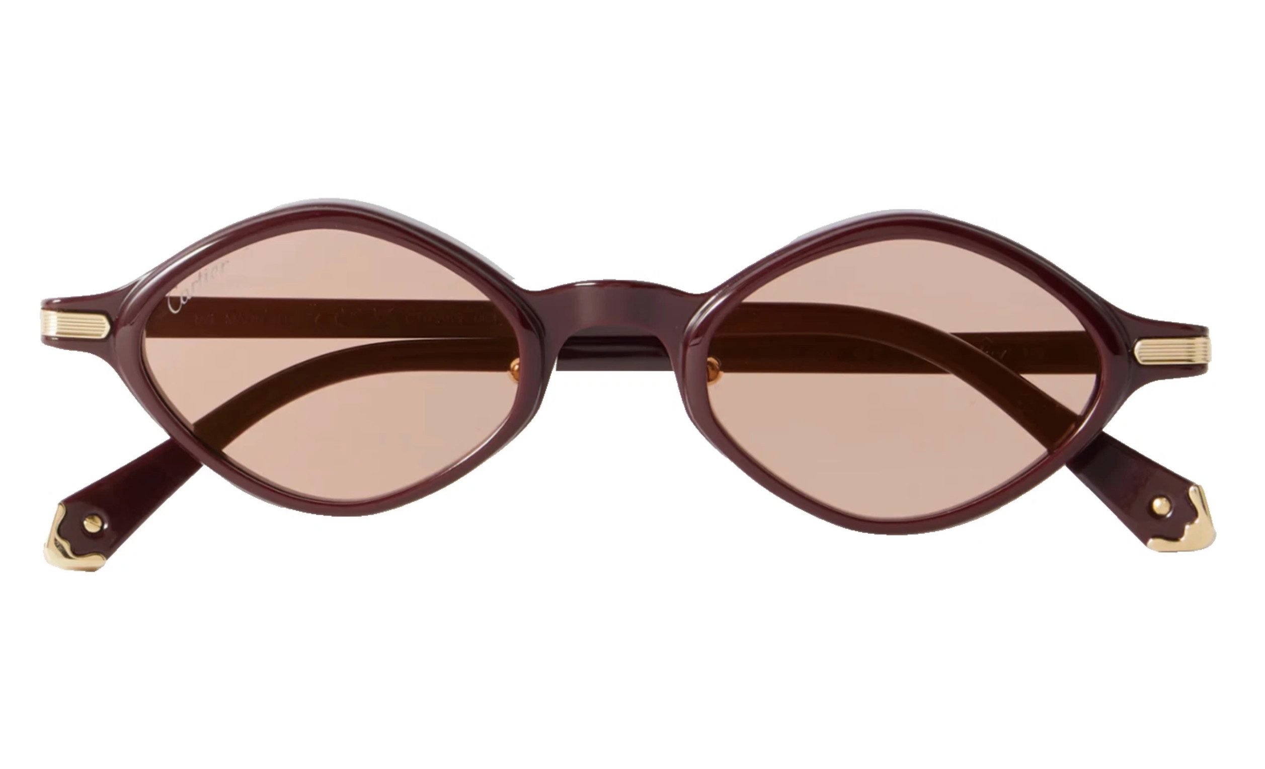 Cartier Sonnenbrille Eyewear Premiere de Cartier Brille Bordeaux Unisex unverwechselbare Aura von Luxus und Individualität