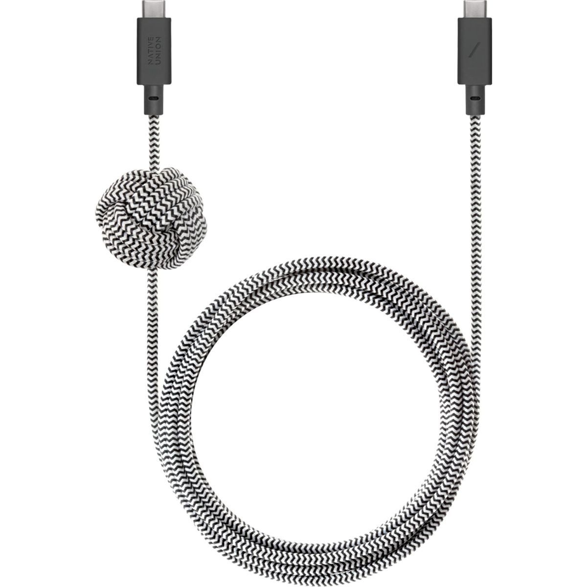 NATIVE UNION Anchor Cable USB-C to USB-C 3m Zebra Smartphone-Adapter