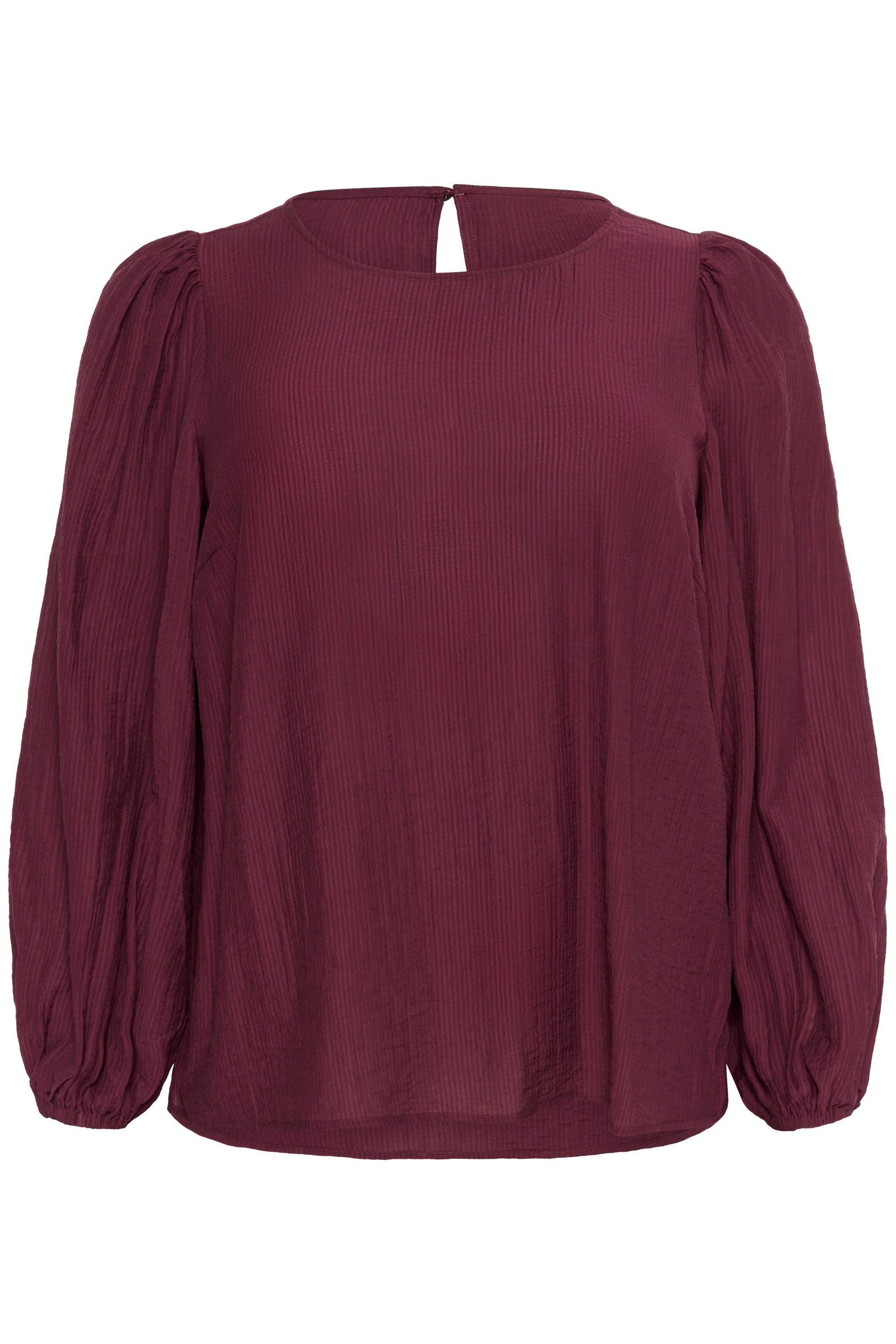 KAFFE Curve Langarmbluse Langarm-Bluse KCviva Große günstig online kaufen