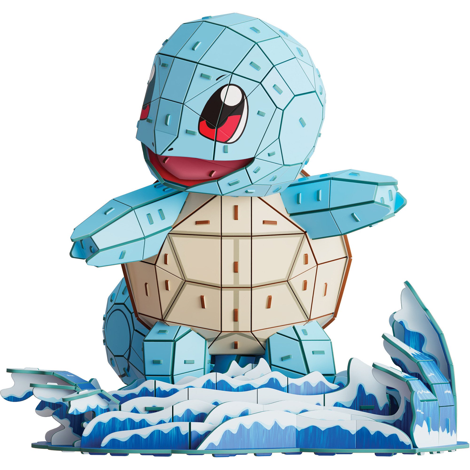 Spinmaster Puzzle Spin Master 4D Build - Pokémon Schiggy, Modellbau, 180 Puzzleteile