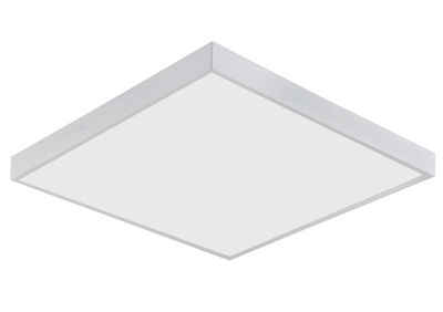 Lecom LED Deckenleuchte Aufputz LED Panel Quadrat 40 Watt-Eckig 620x620mm inkl. Rahmen, LED fest integriert, LED Panele mit Aufputzrahmen 40w Kaltweiß 62x62x43mm