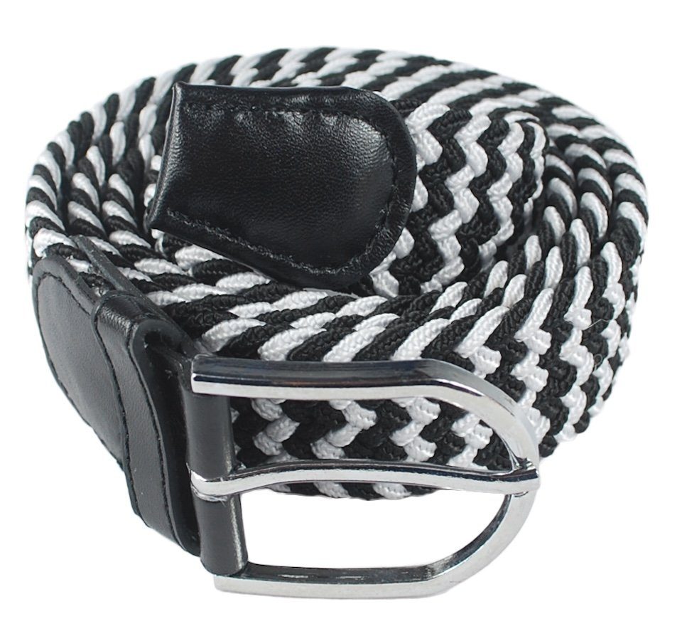 Kongs Flechtgürtel Elastischer Gürtel 105cm dehnbar bis 120 cm unisex Metal günstig online kaufen