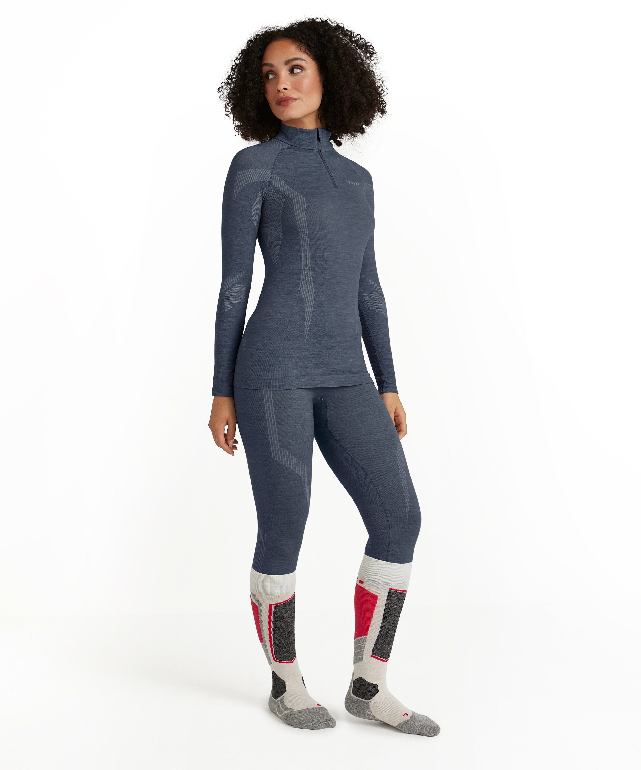 FALKE Funktionsshirt FALKE Underwear - Langarmshirt Wool-Tech (1-tlg., 1) aus Merinowolle für kalte bis sehr kalte Temperaturen