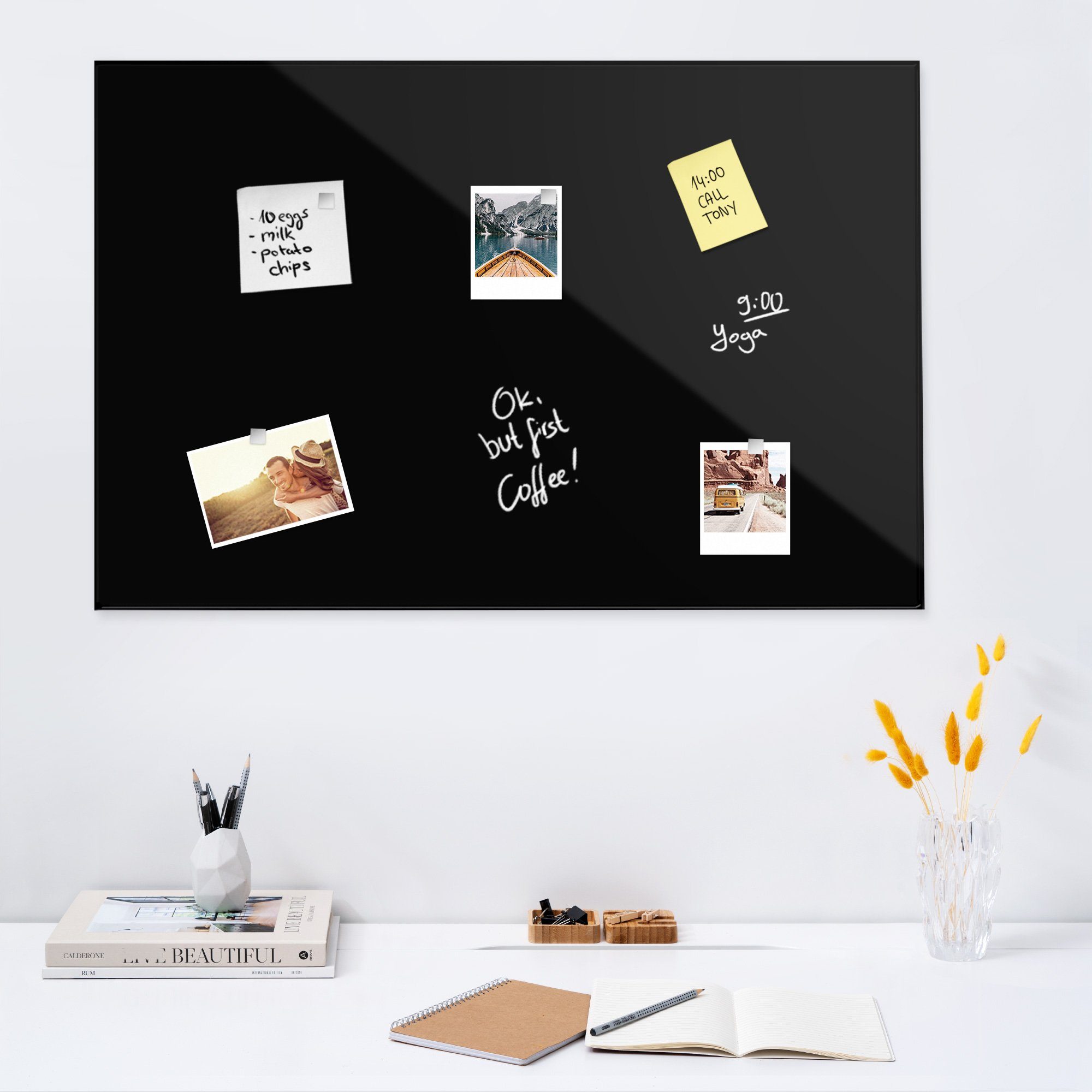 Navaris Magnettafel Magnetboard aus Glas - günstig online kaufen