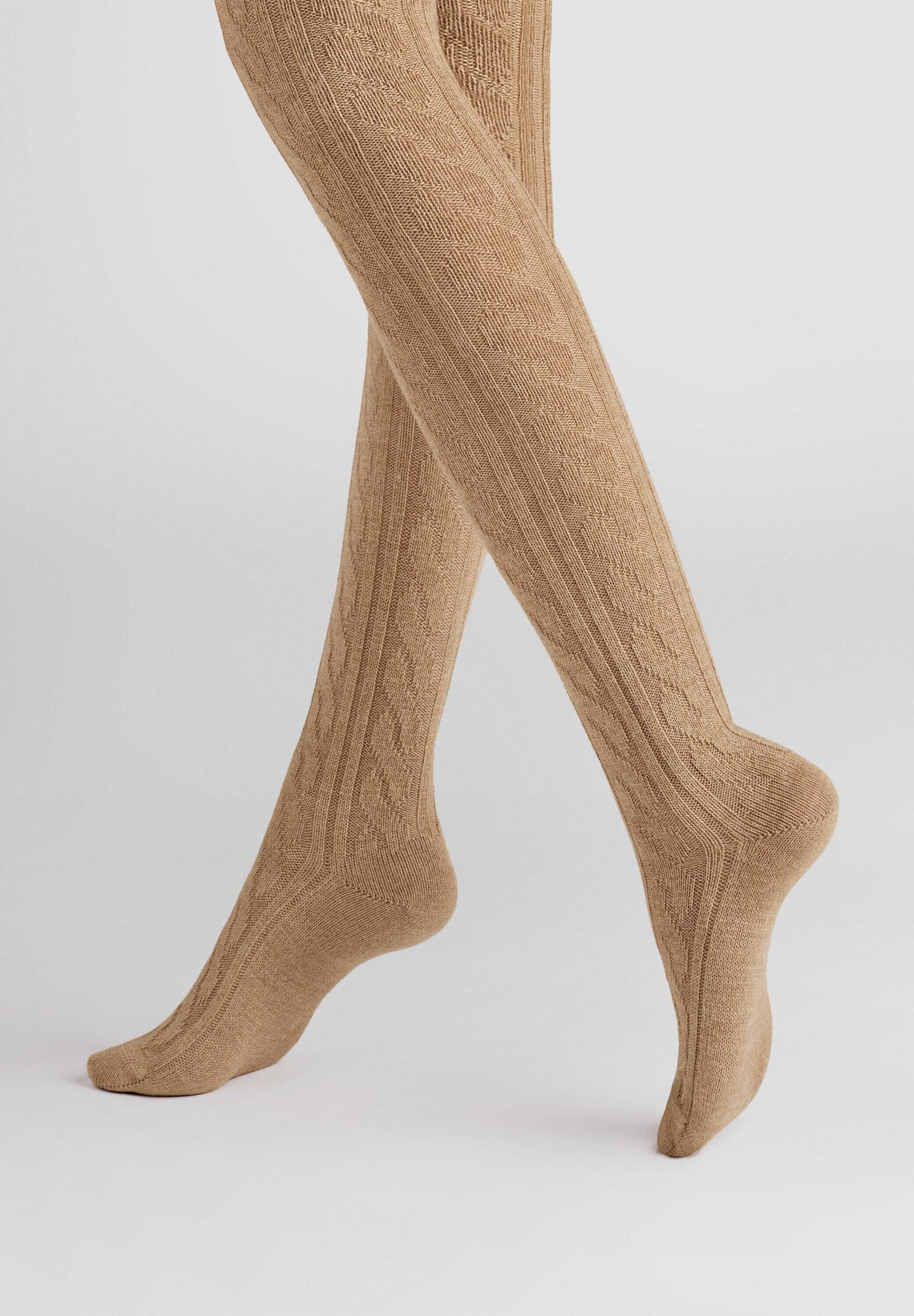 Hudson Strumpfhose Winter Plait 0 DEN (1 St) Strumpfhose mit Zopf-Muster