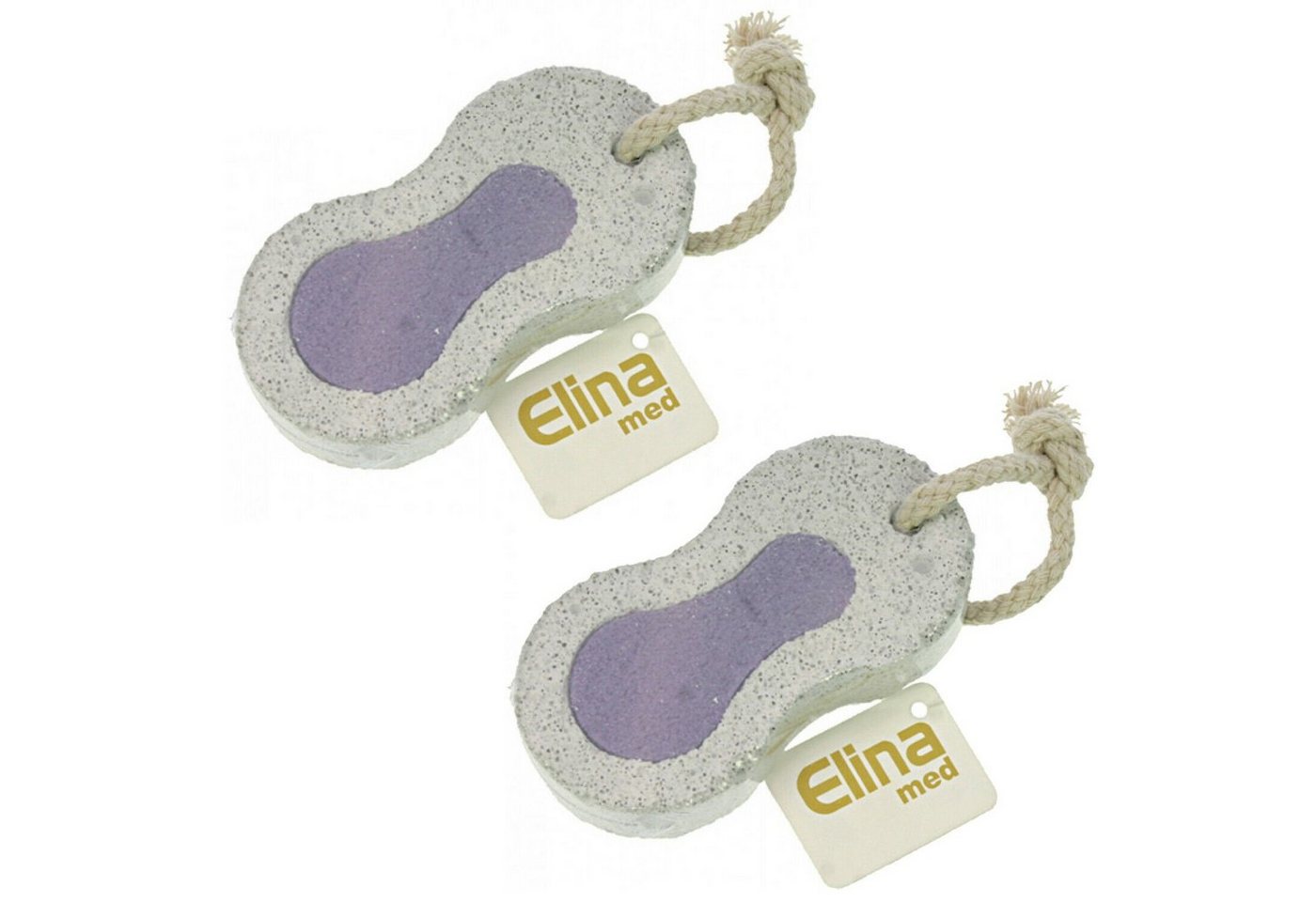 Osma Bimsstein 2x Bimsstein Hornhautentferner Hornhauthobel, 2-tlg., Hobel, Fußpflege, Pediküre, Feile