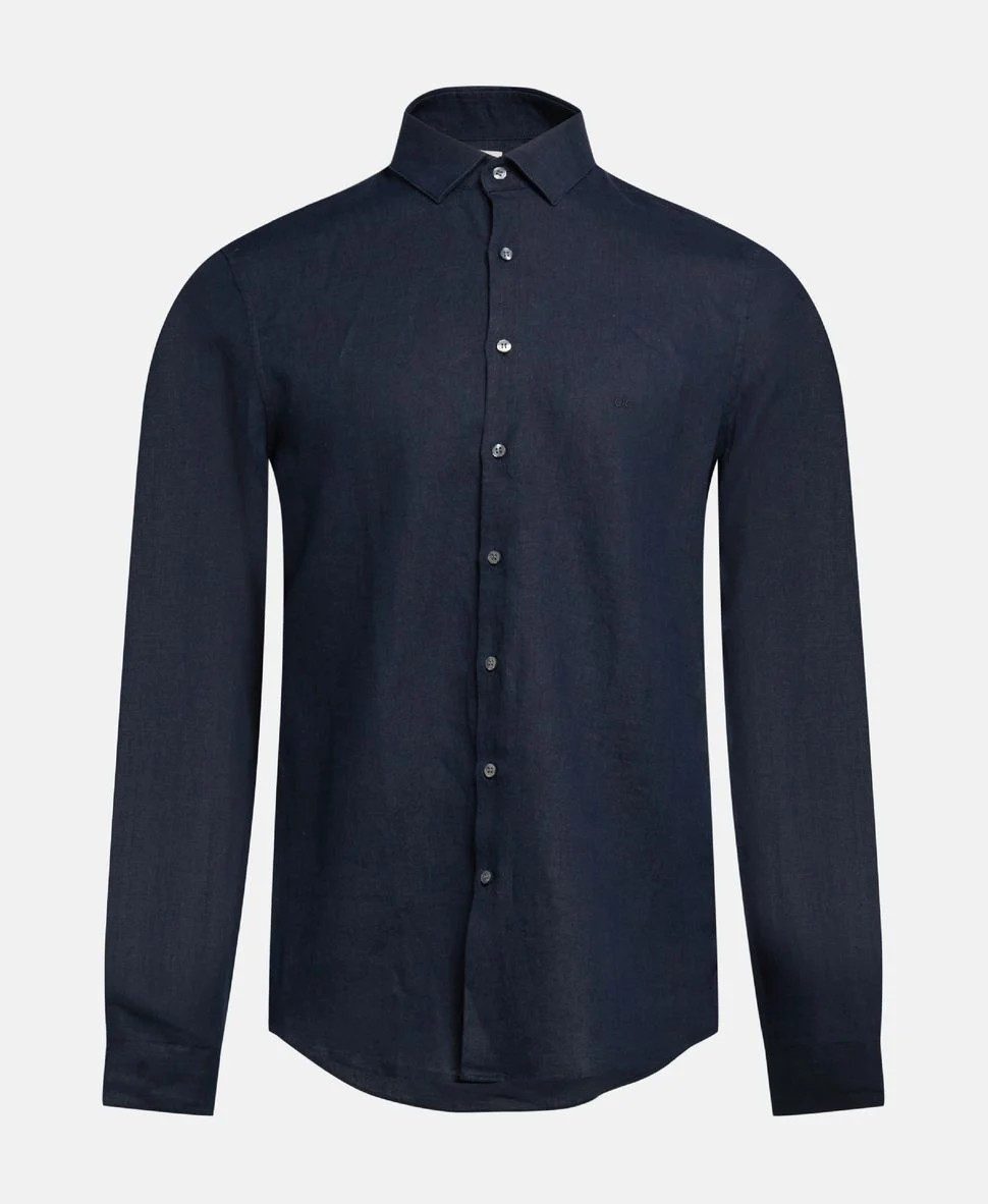 BOSS Leinenhemd Hugo Boss Herren Hemd, Hugo Boss Herren Joy Slim Fit Leinen Hemd