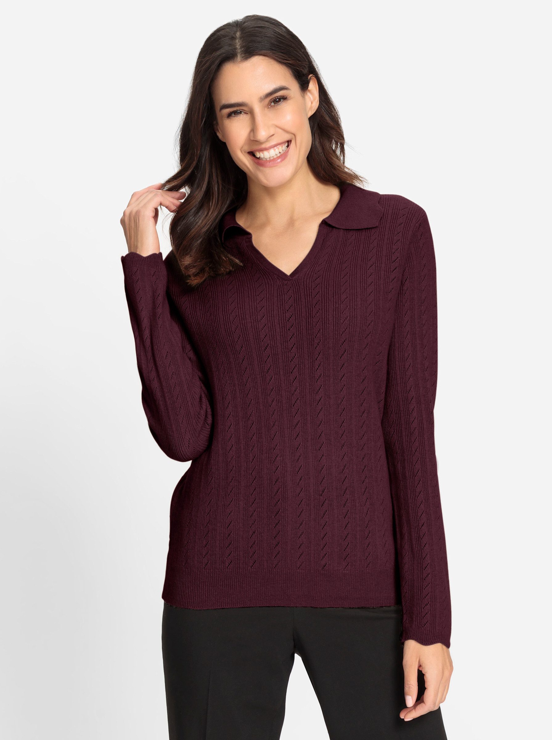 Witt Strickpullover Polopullover günstig online kaufen