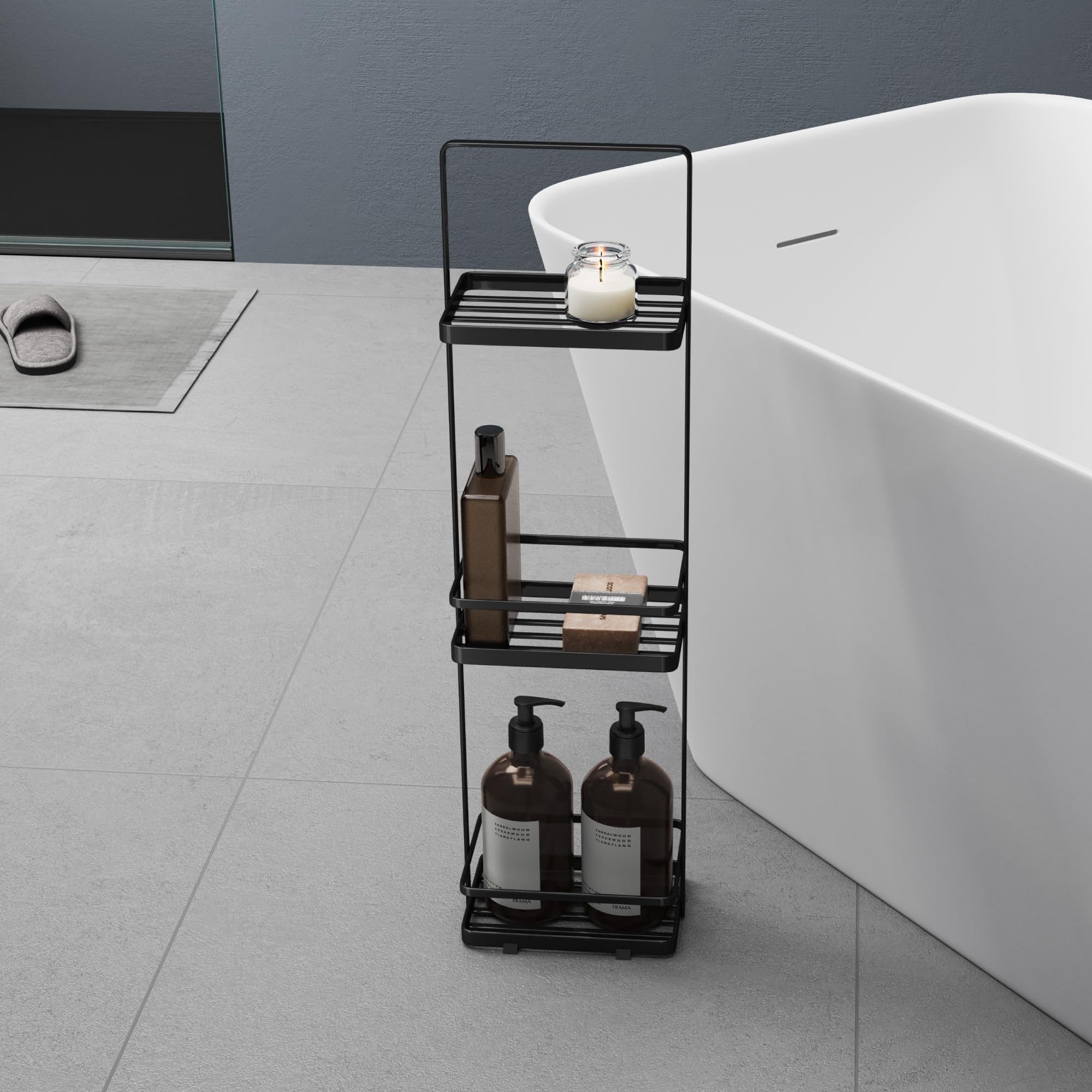 Mai & Mai Badregal Badezimmerregal Standregal 3-stöckige aus Metall Reglo-0 günstig online kaufen