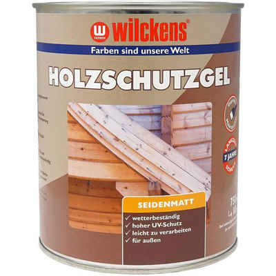 Wilckens Farben Holzschutzlasur Holzschutzgel, seidenmatt, Farblos, 750 ml