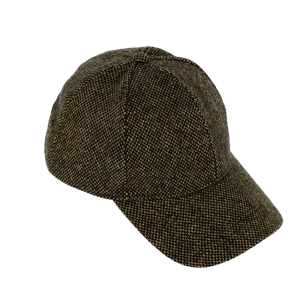 Fiebig Baseball Cap Wolle Melange Donegal - hinten geschlossen