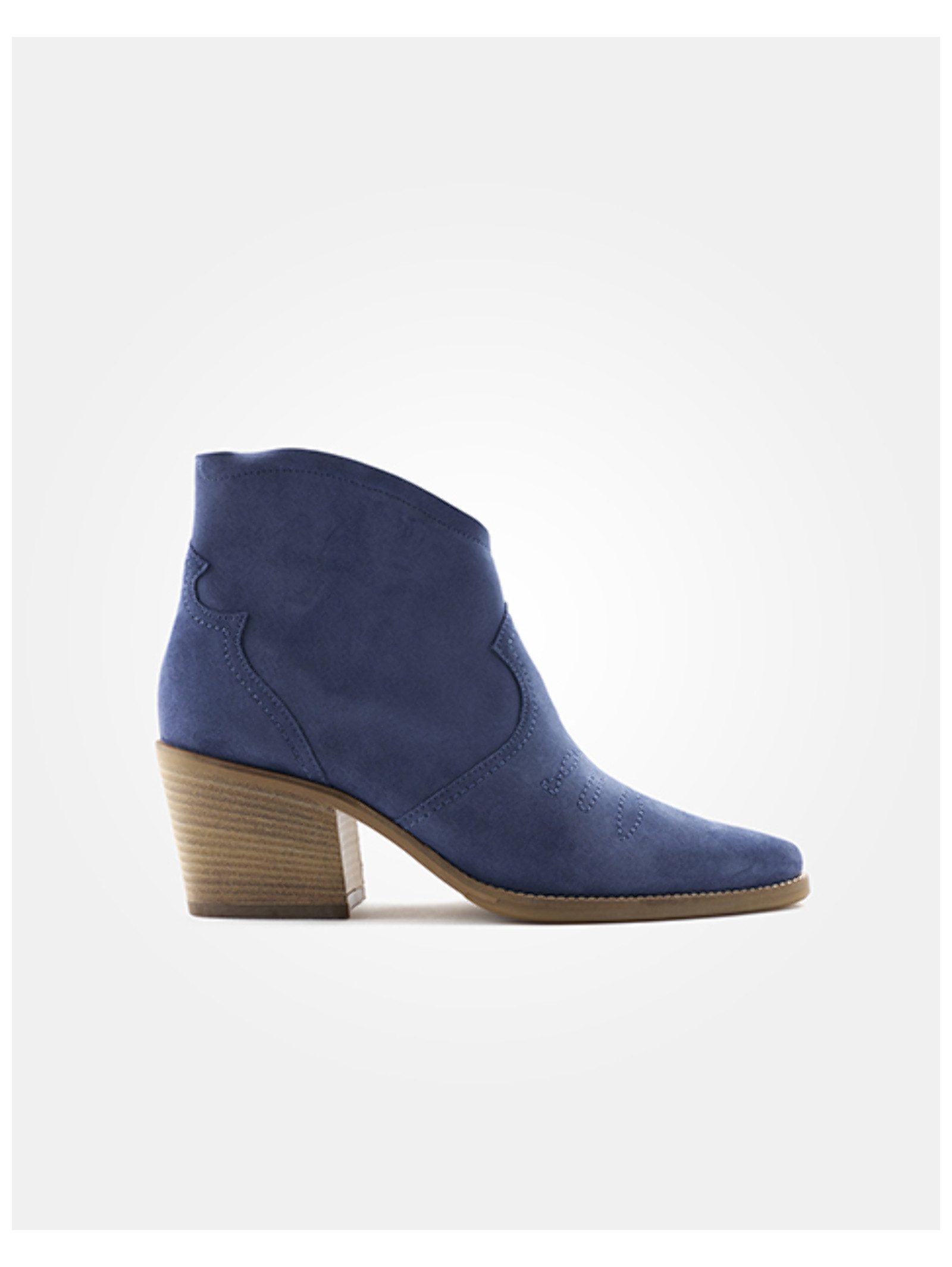 Paul Green Paul Green Stiefelette Veloursleder Bikerboots