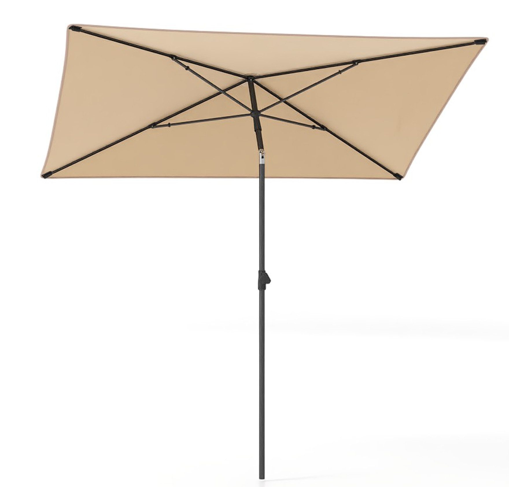 COSTWAY Sonnenschirm, LxB: 140x213 cm, Terrassenschirm günstig online kaufen