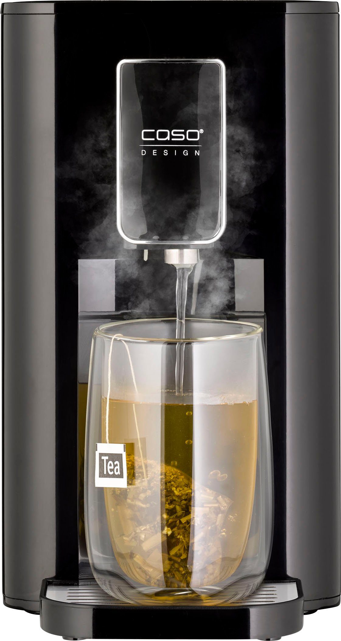 Caso Heißwasserspender HW550, 2600 W, 7 verschiedene Temperaturstufen, abnehmbarer Wassertank 2,9 Liter