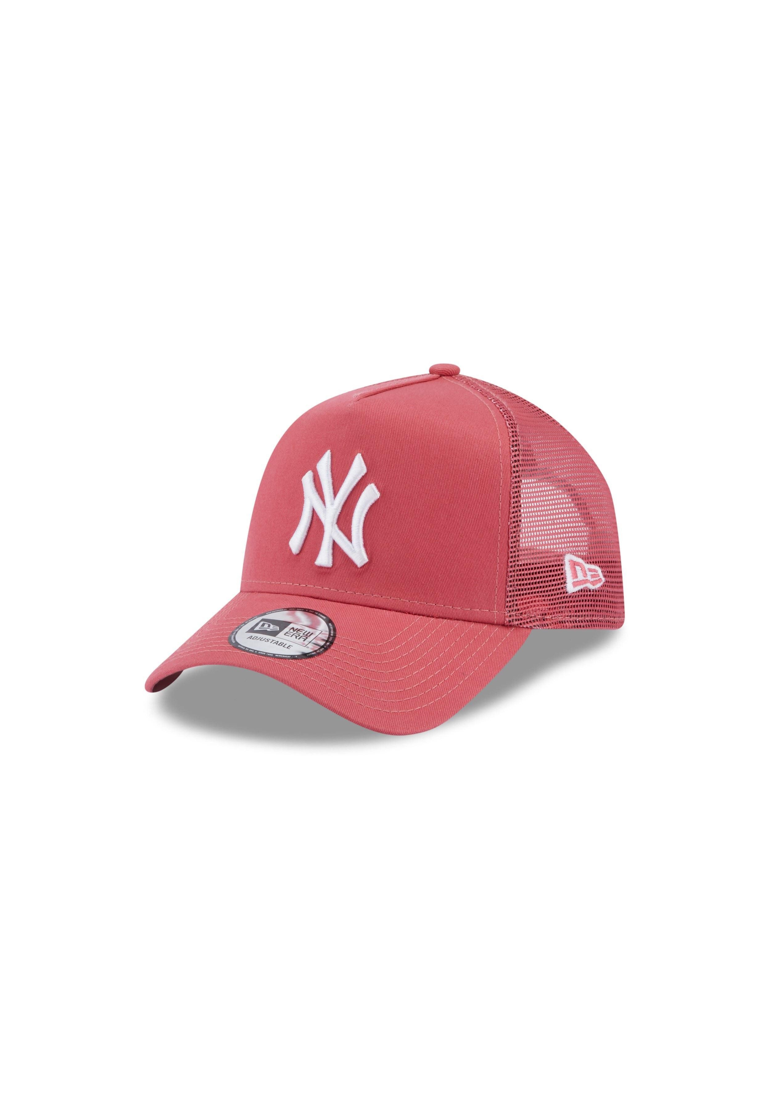New Era Baseball Cap New York Yankees MLB League Essential Lightpink A-Frame Adjustable Tru (1-St)