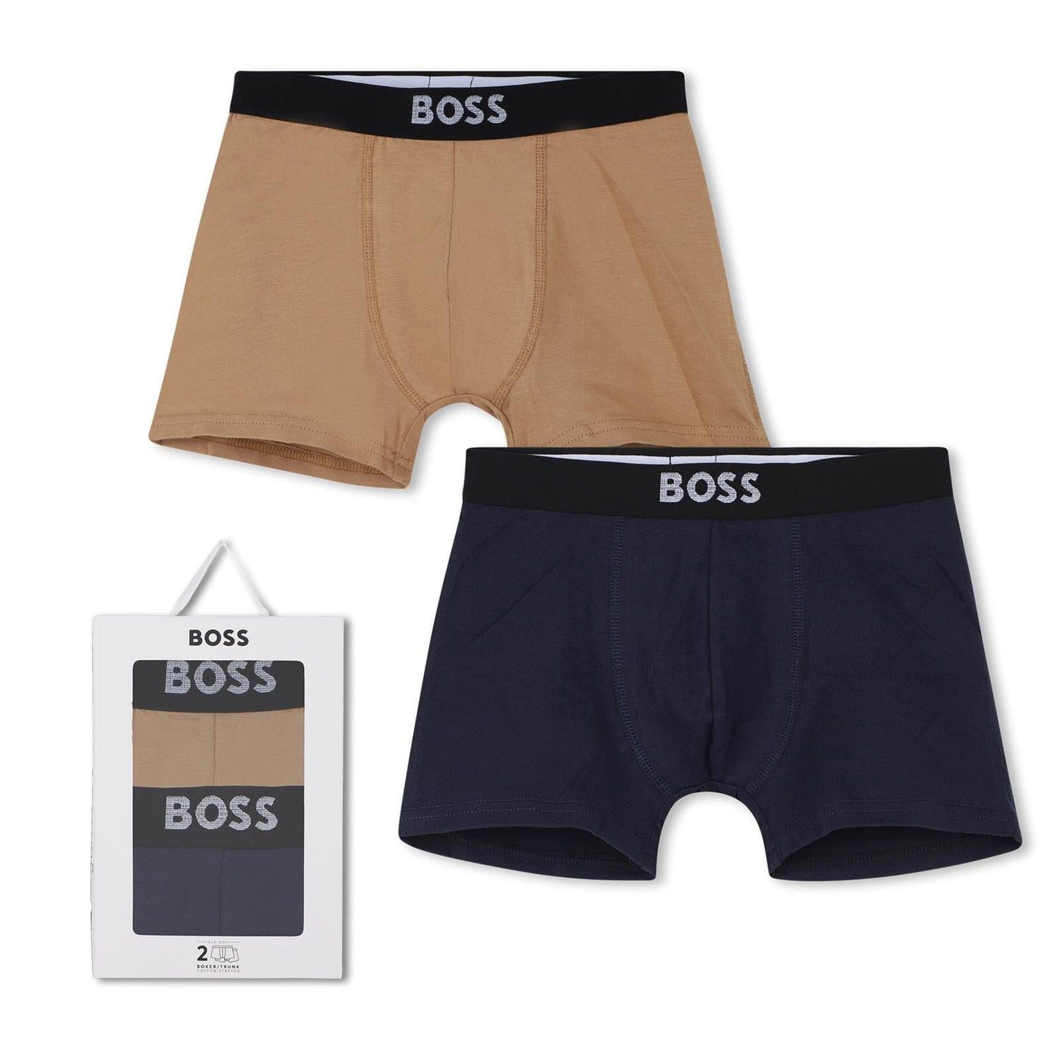 Boss Kidswear Boxershorts BOSS Kids – 2er-Pack Boxershorts aus Jersey
