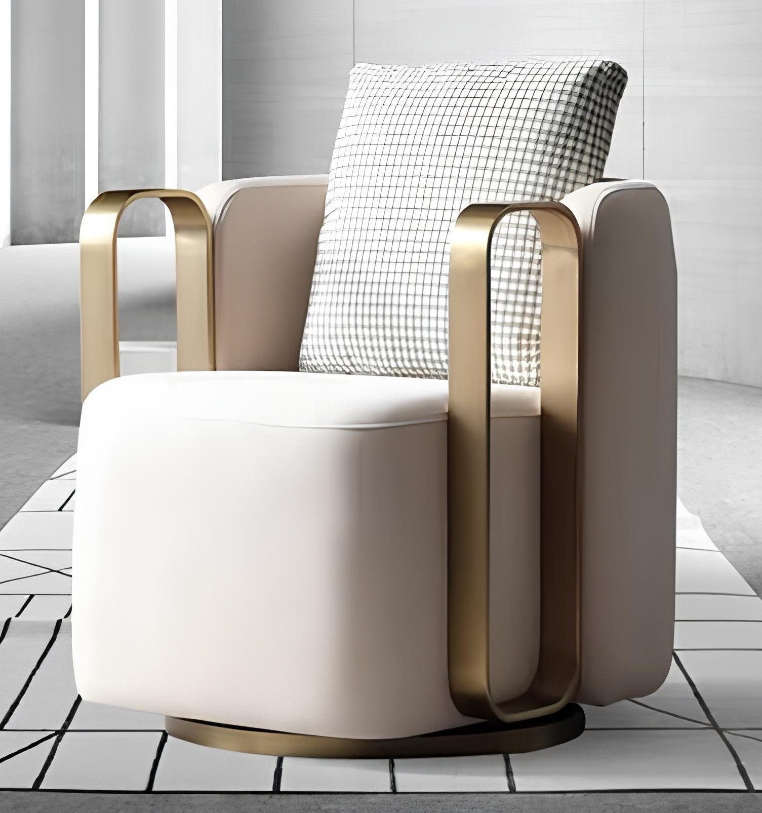 Xlmoebel Loungesessel Moderner Loungesessel im italienischen Stil – ideal für Wohnzimmer (Sessel), Hergestellt in Europa