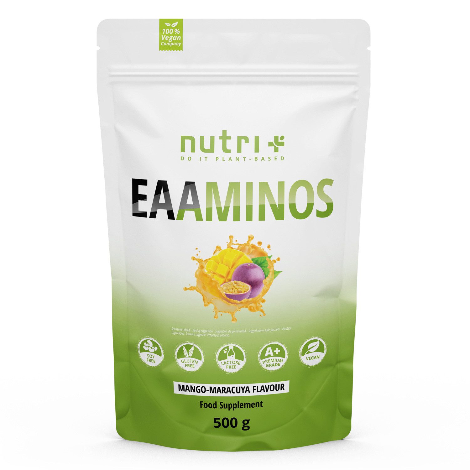 nutri+ EAA Instant Pulver 500g (6 Sorten) Pulver