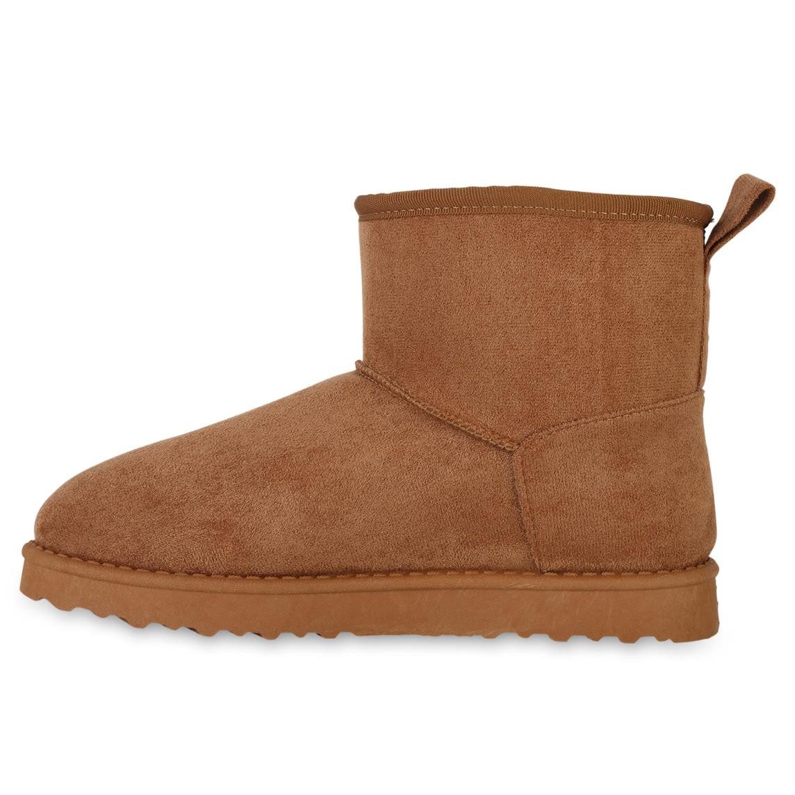 VAN HILL 841455 Winterstiefelette Damen Warm Gefütterte Winter Boots Bequem günstig online kaufen