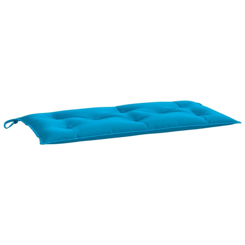 vidaXL Sitzauflage Gartenbank-Auflage Hellblau 100x50x7 cm günstig online kaufen