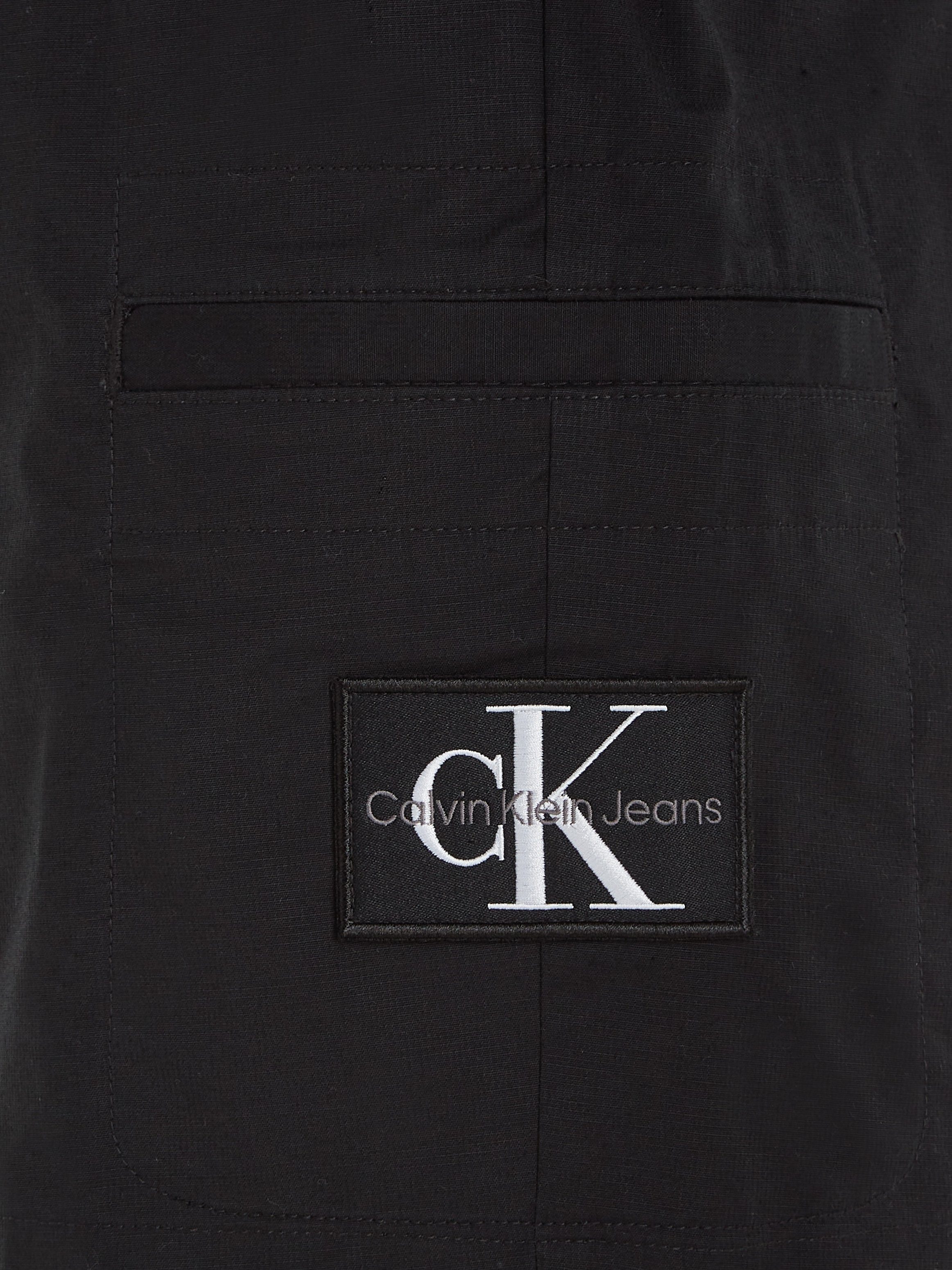 Ck STRAIGHT SHORT CHINO Klein Jeans RIPSTOP Calvin Black Chinoshorts