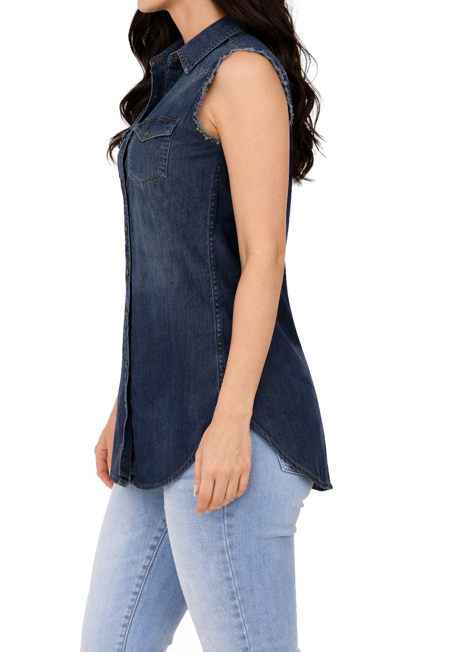 Diesel Jeansbluse Diesel DE-Sovita Shirt Damen Jeanshemd