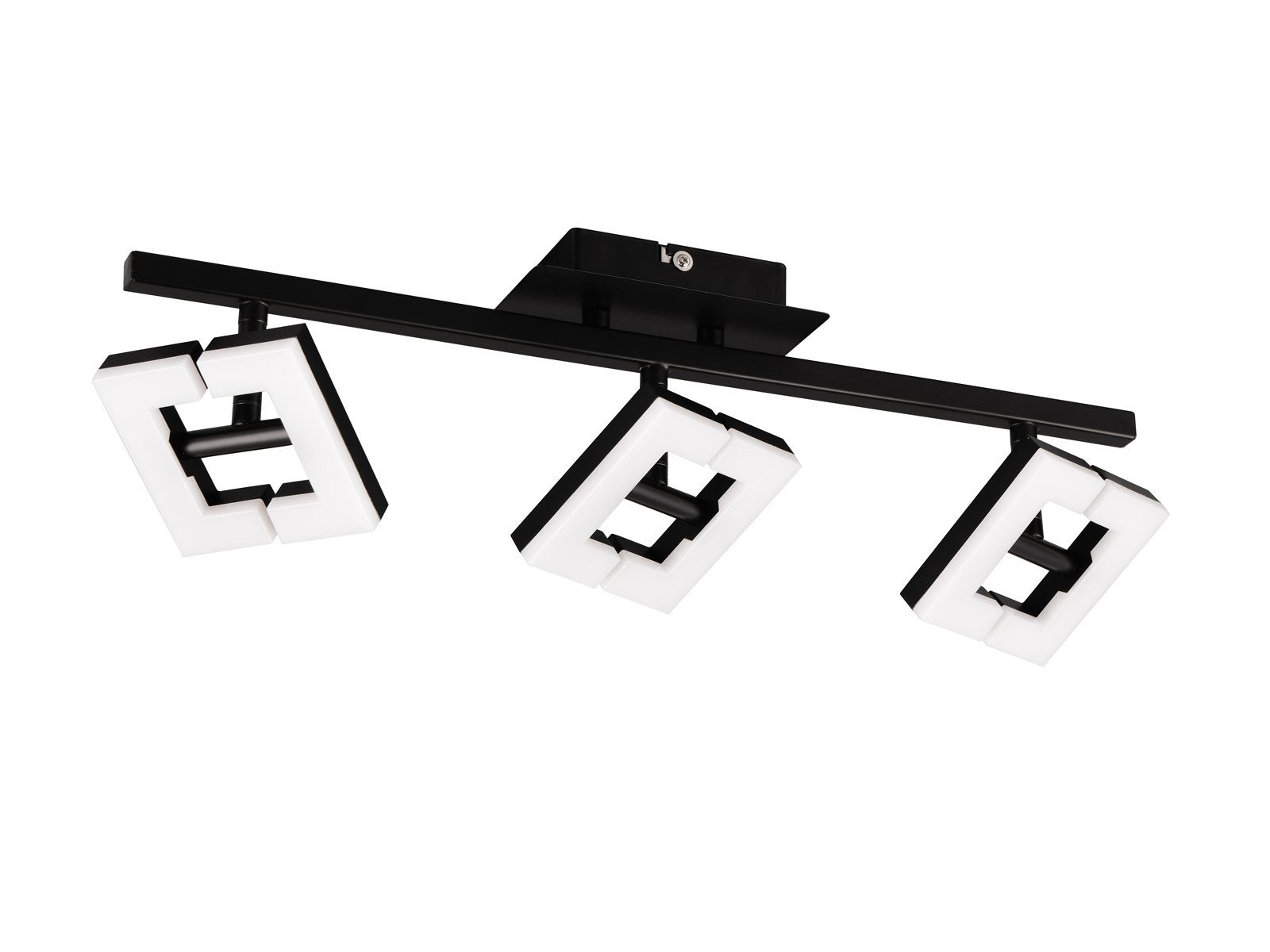 Reality Leuchten LED Deckenstrahler, LED fest integriert, Warmweiß, Deckenleuchte Treppenhaus Küchenbeleuchtung Lichtspots, Breite 51cm