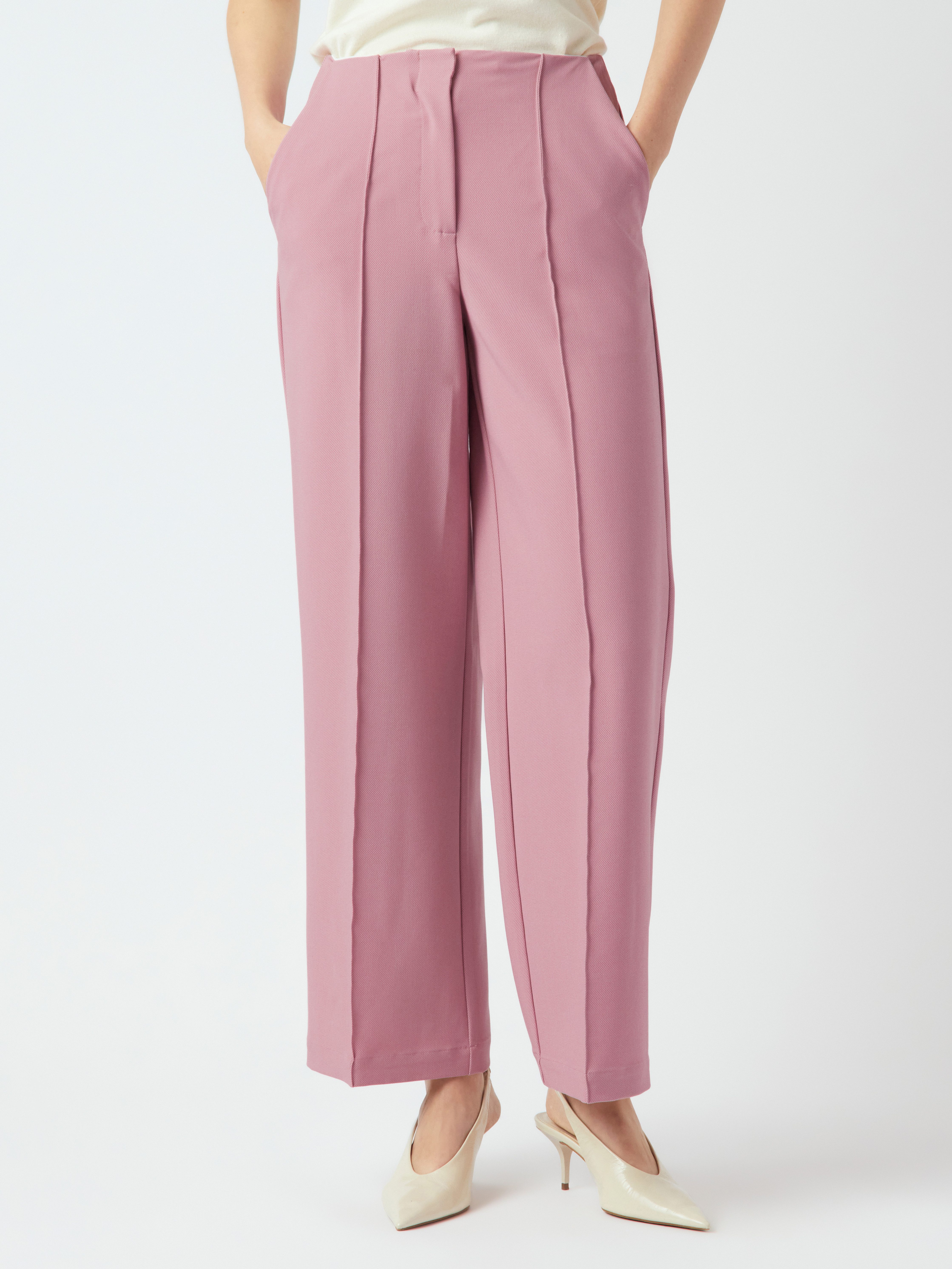 Y.A.S Anzughose YASREEMAJ HW PANT NOOS Regular Fit, Materialmix mit Stretch günstig online kaufen