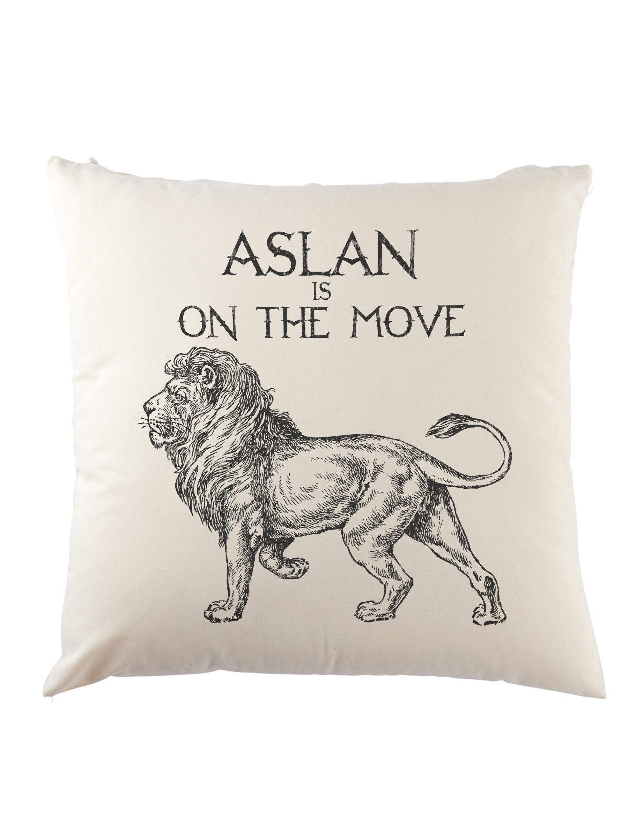 Urban Backwoods Dekokissen Aslan Is On The Move Dekokissen Löwe Lion Chroniken Chronicles Lucy, Edmund Narnia Las Crónicas