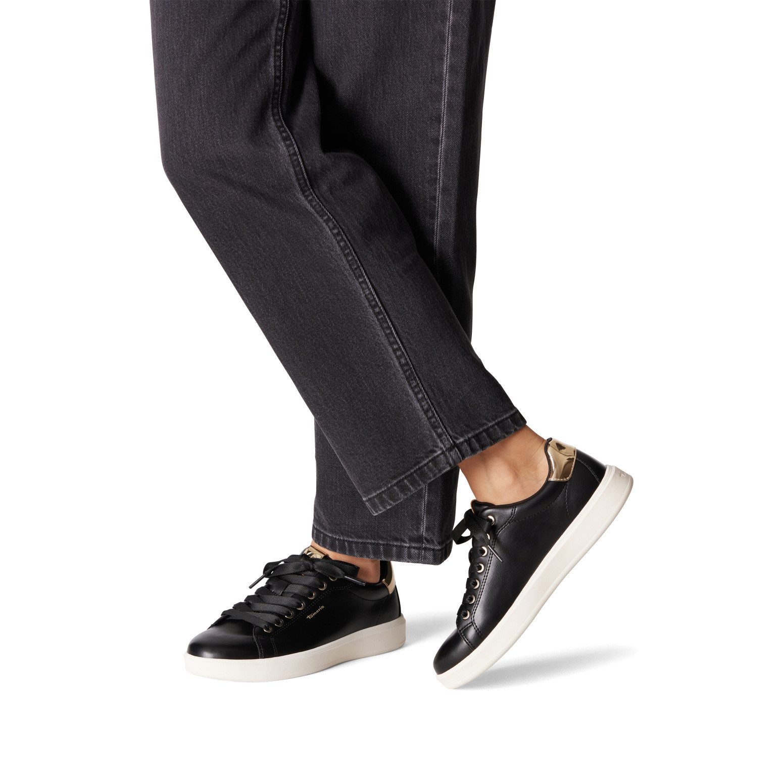 Tamaris Plateausneaker, Freizeitschuh, Halbschuh, Schnürer in veganer Verar günstig online kaufen