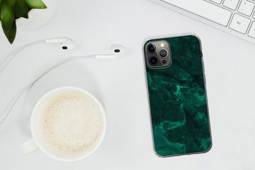 MuchoWow Handyhülle Marmor - Limone - Grün - Strukturiert - Marmoroptik, Handyhülle Apple iPhone 13 Pro, Smartphone-Bumper, Print, Handy
