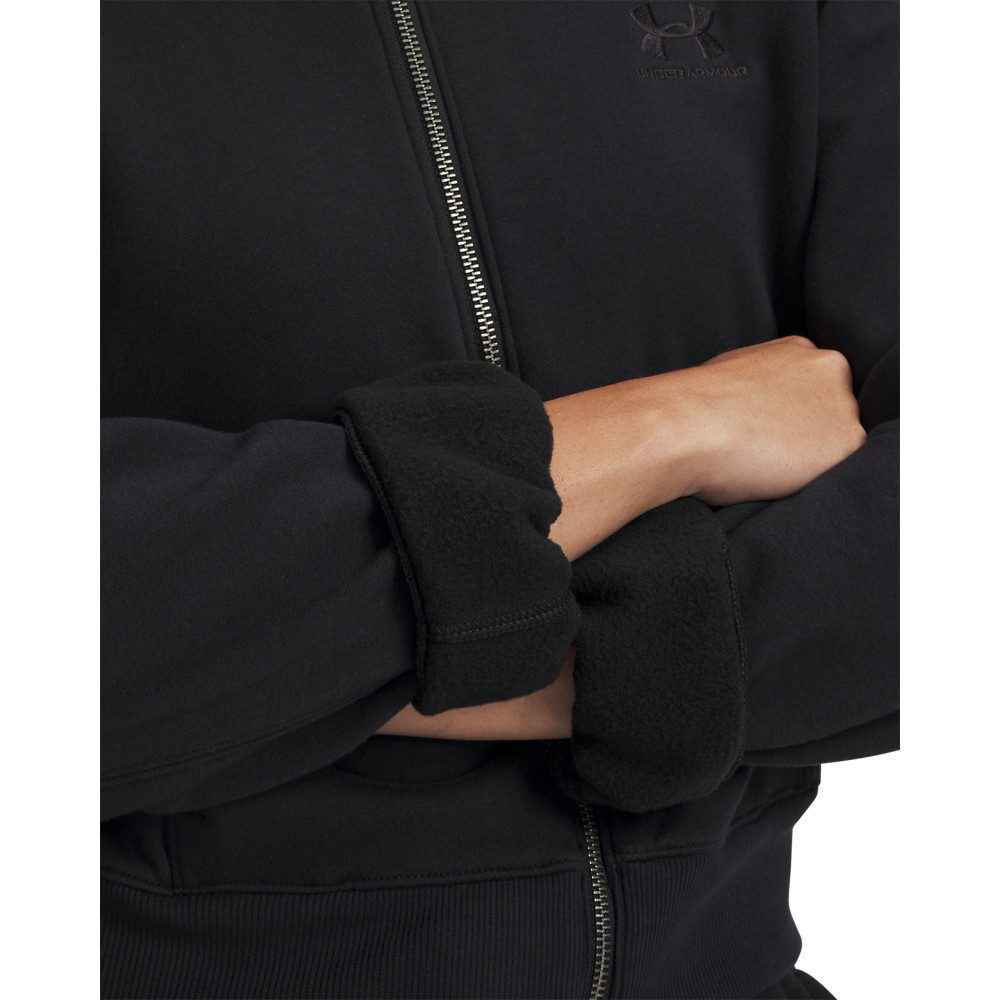 Under Armour® Kapuzensweatjacke UA Icon Vida Flc FZ aus Baumwolle und Polyester, erhältlich in den Größen XS bis XXL