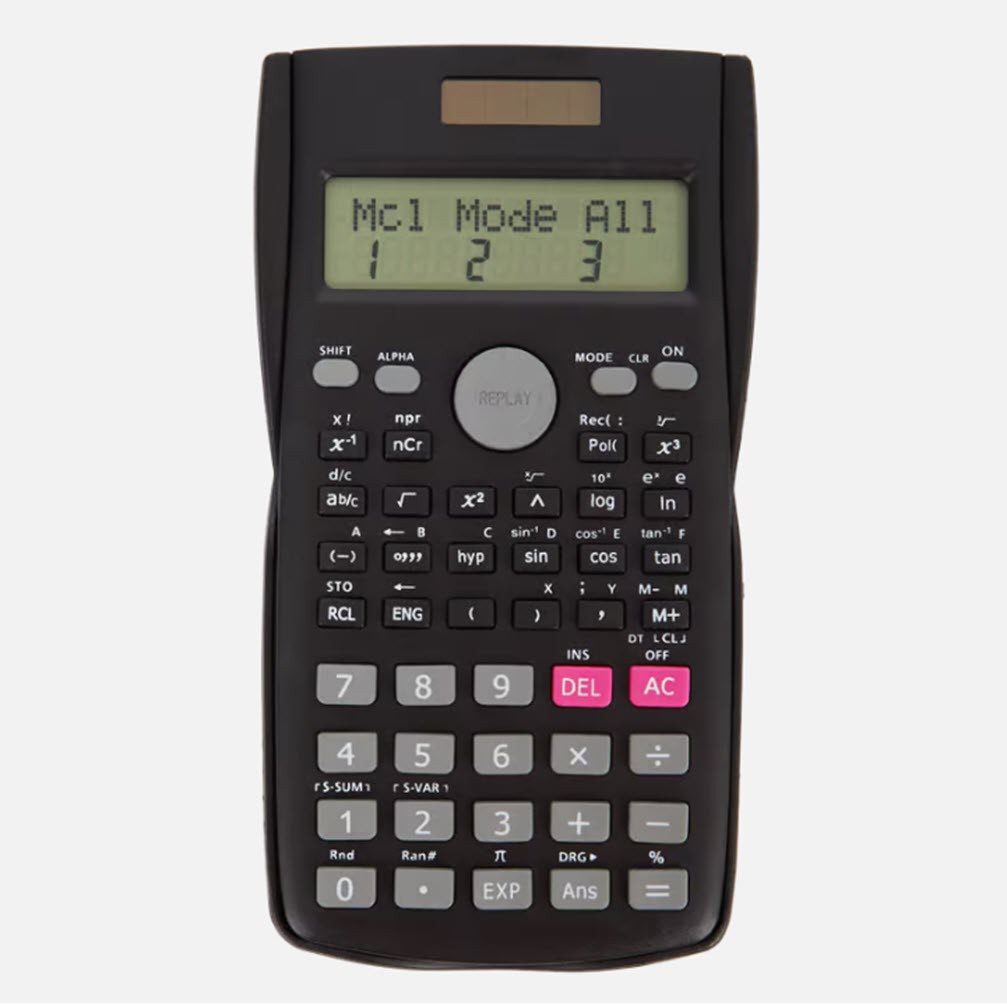 Taschenrechner Taschenrechner 240 Funktionen Wissenschaftlich Calculator