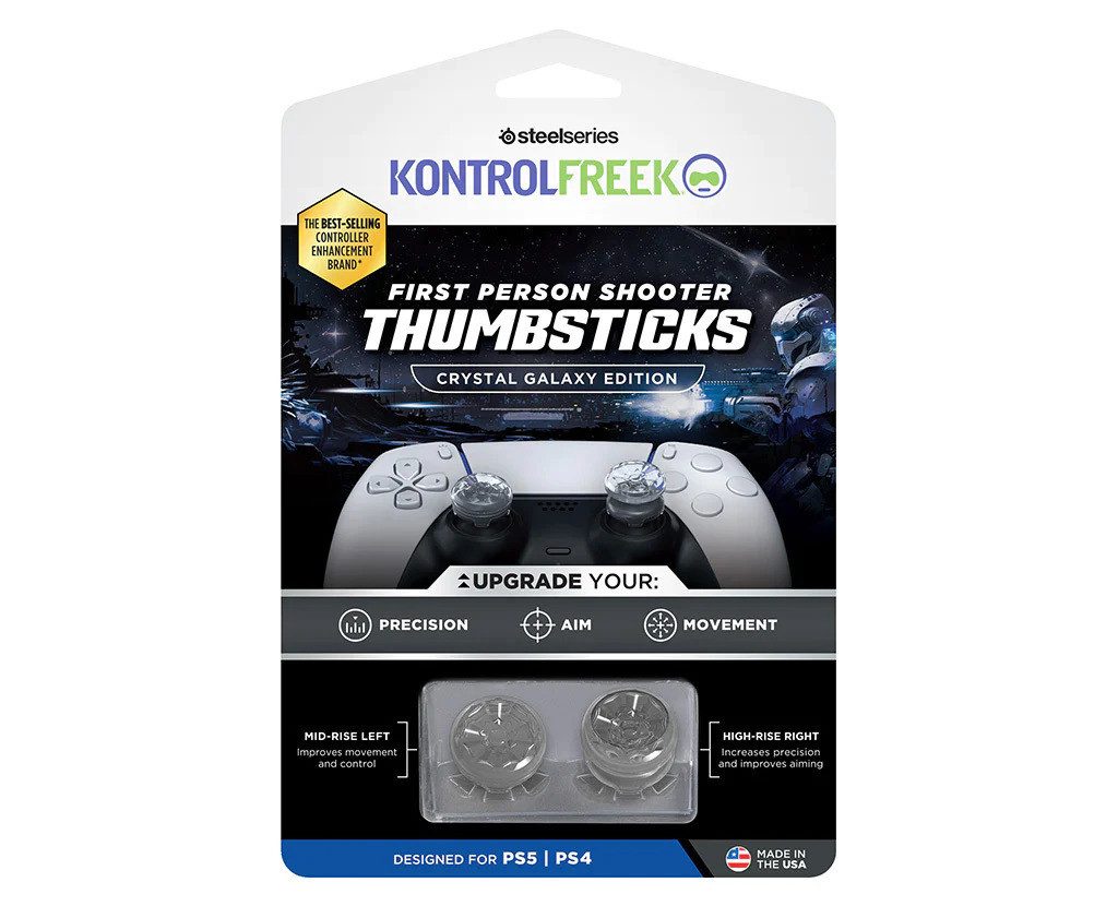 KontrolFreek Tastatur-Tastenkappen KontrolFreek FPS Freek Galaxy Crystal für PS4 PS5