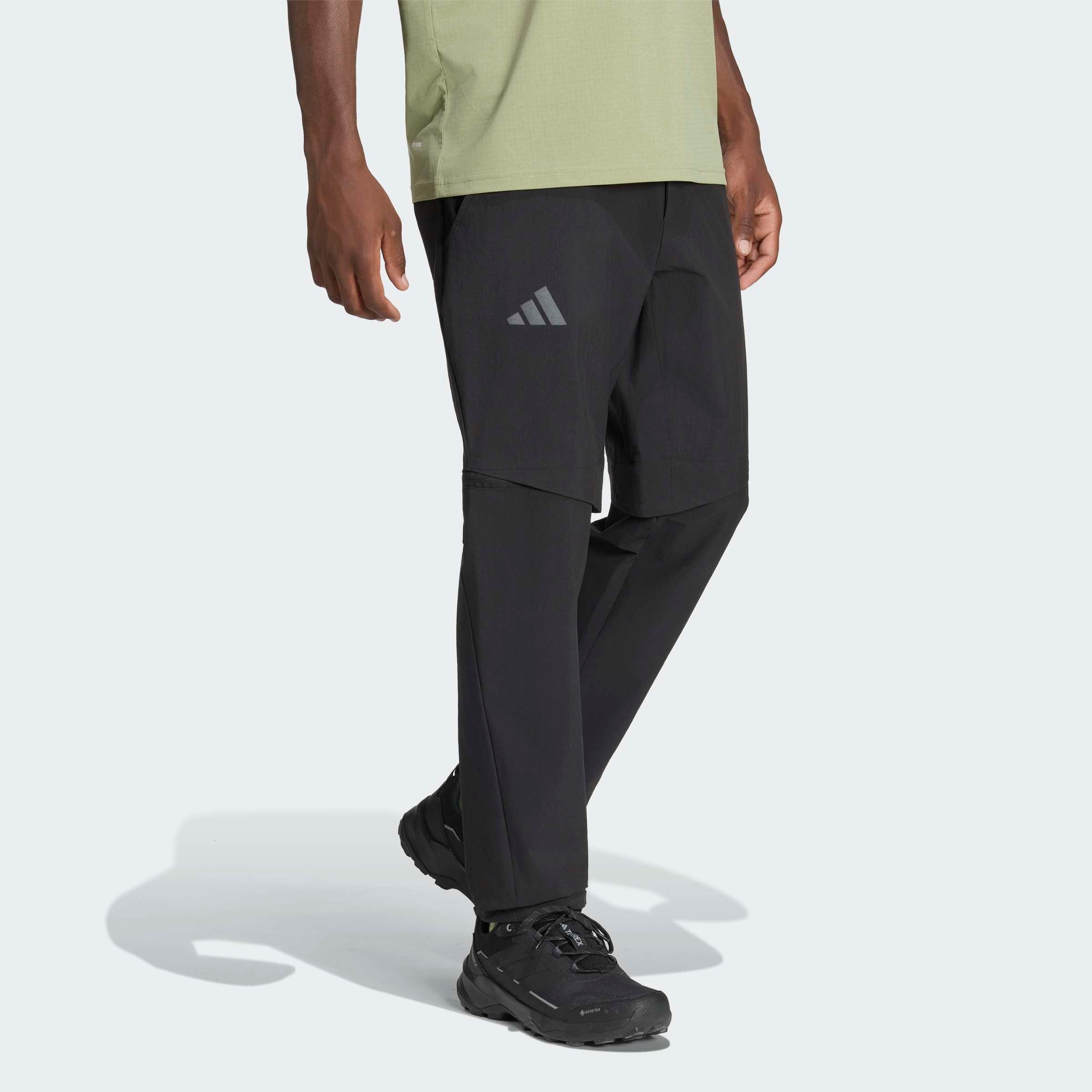 adidas TERREX Outdoorhose MULTI ZIP OFF TRACKSUIT BOTTOMS sportlicher Stil, mit Reißverschluss, aus Polyamid und Elasthan