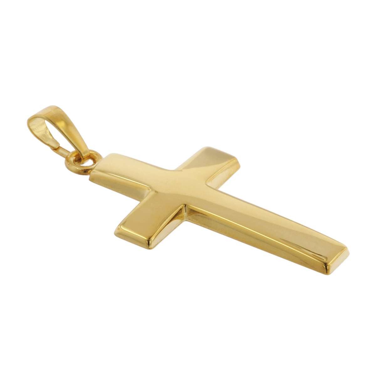 trendor Kreuzanhänger Kreuz- 26 mm Gold günstig online kaufen