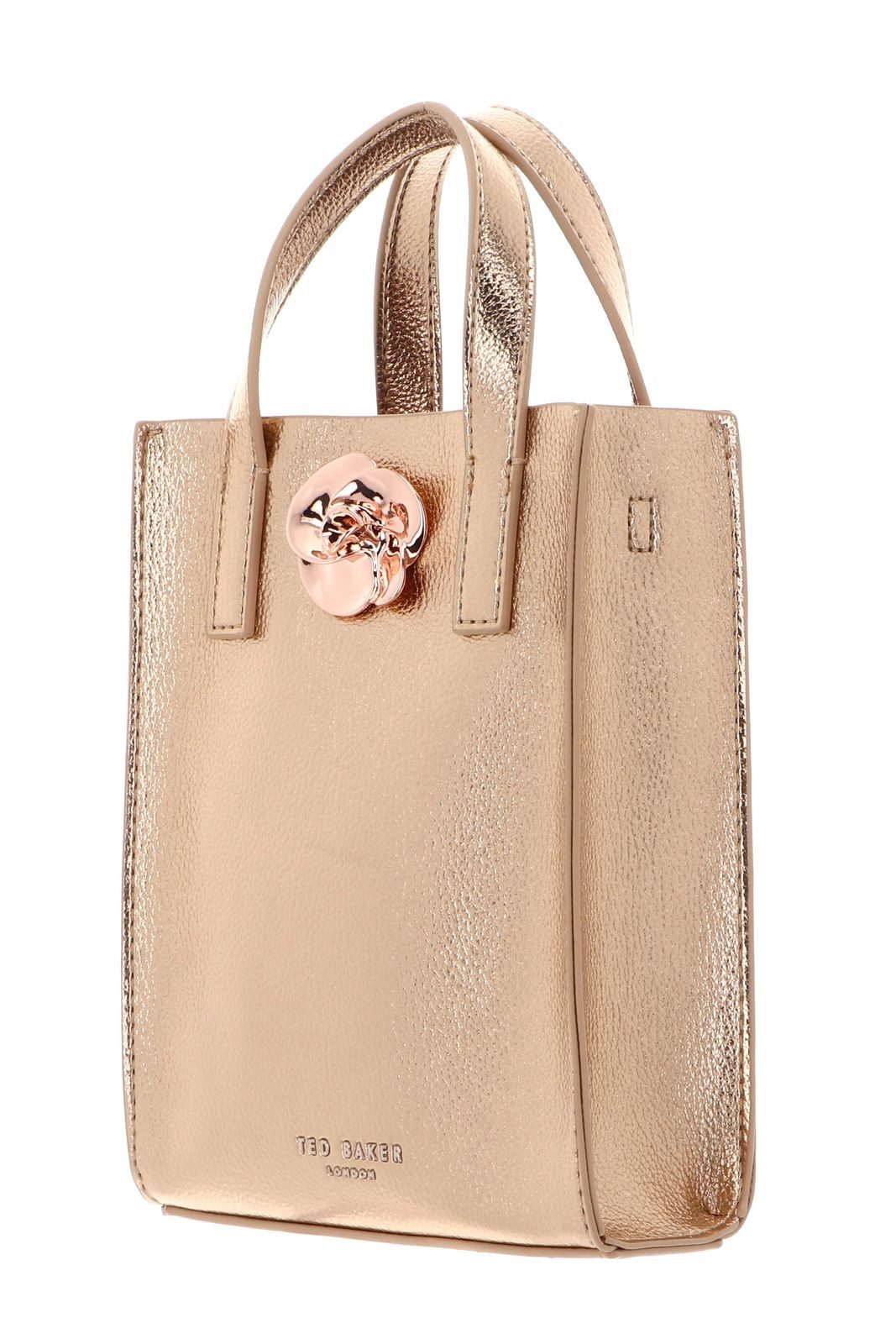Ted Baker Umhängetasche Rose Detail Mini Metallic Icon Bag