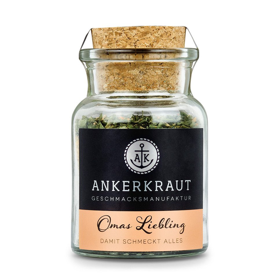 Ankerkraut Gewürz Omas Liebling, Omas Liebling, 45g im Korkenglas