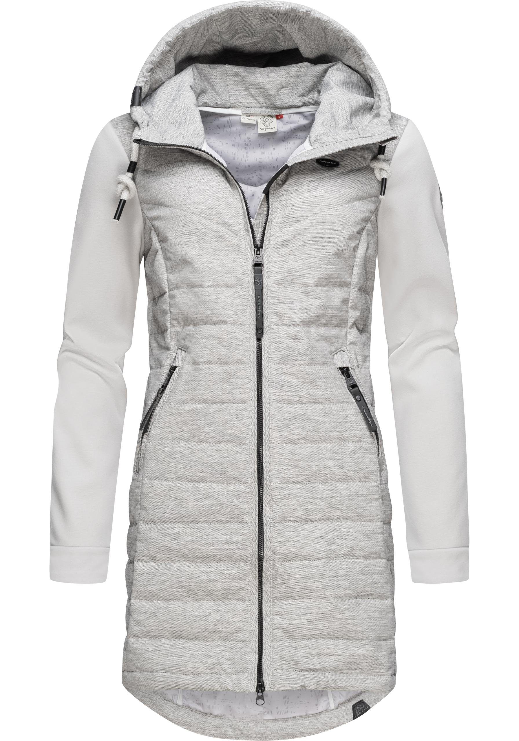 Ragwear Steppmantel »Lucinda Long« Mantel aus modernem Materialmix mit  Kapuze online kaufen | OTTO