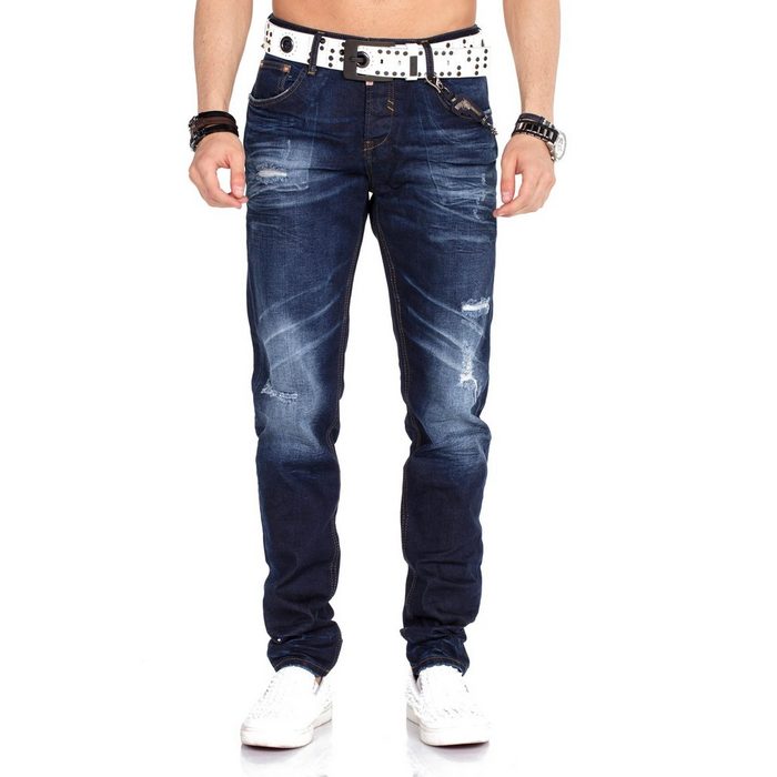 Cipo & Baxx Bequeme Jeans im Straight Fit-Schnitt