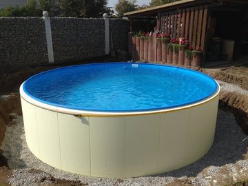 Paradies Pool Rundpool, conZero Komplett System für Rundbecken Ø500x135cm