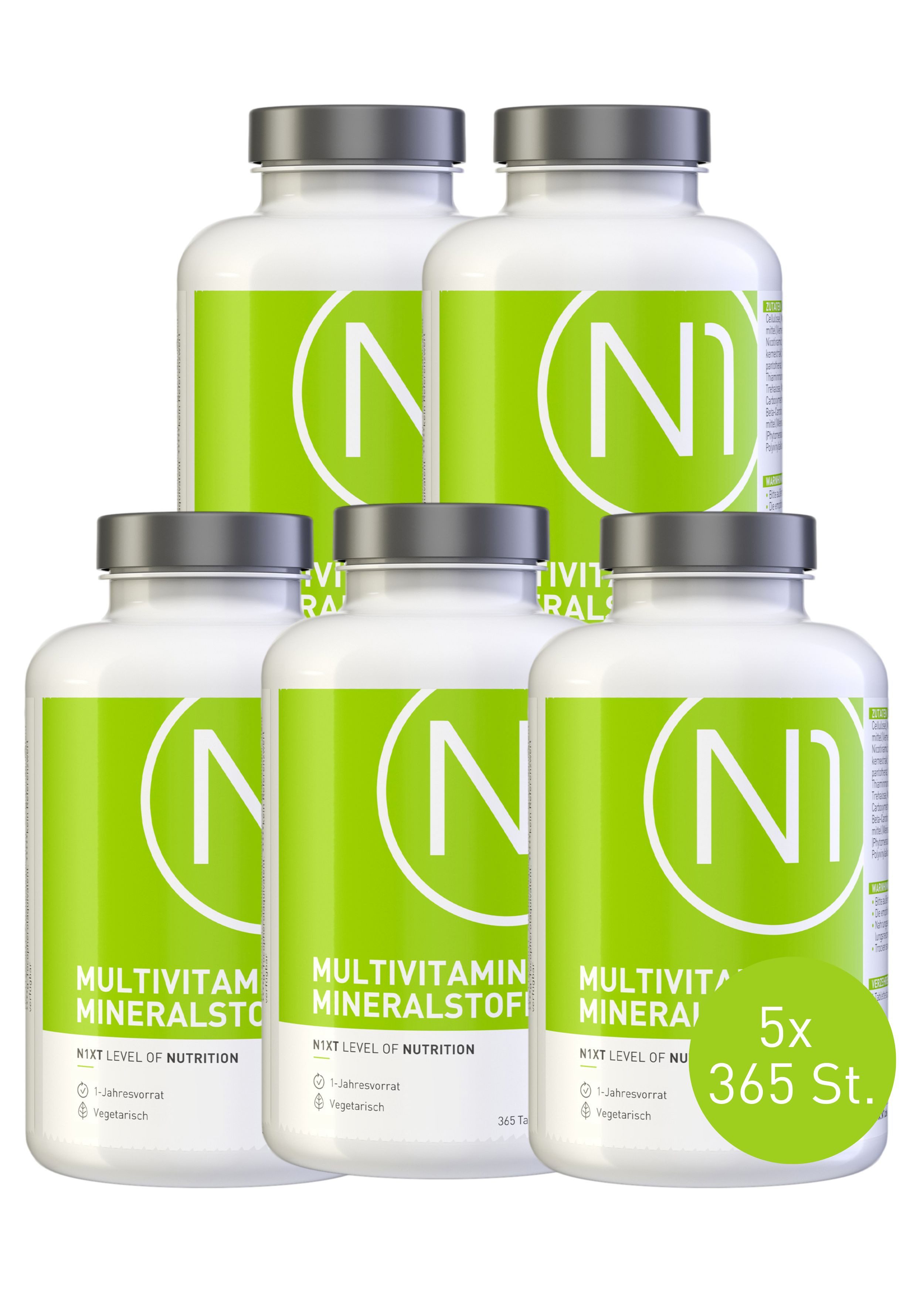 N1 Healthcare N1 Multivitamin hochdosiert, 5x365 Tabletten Tabletten, 2628 g