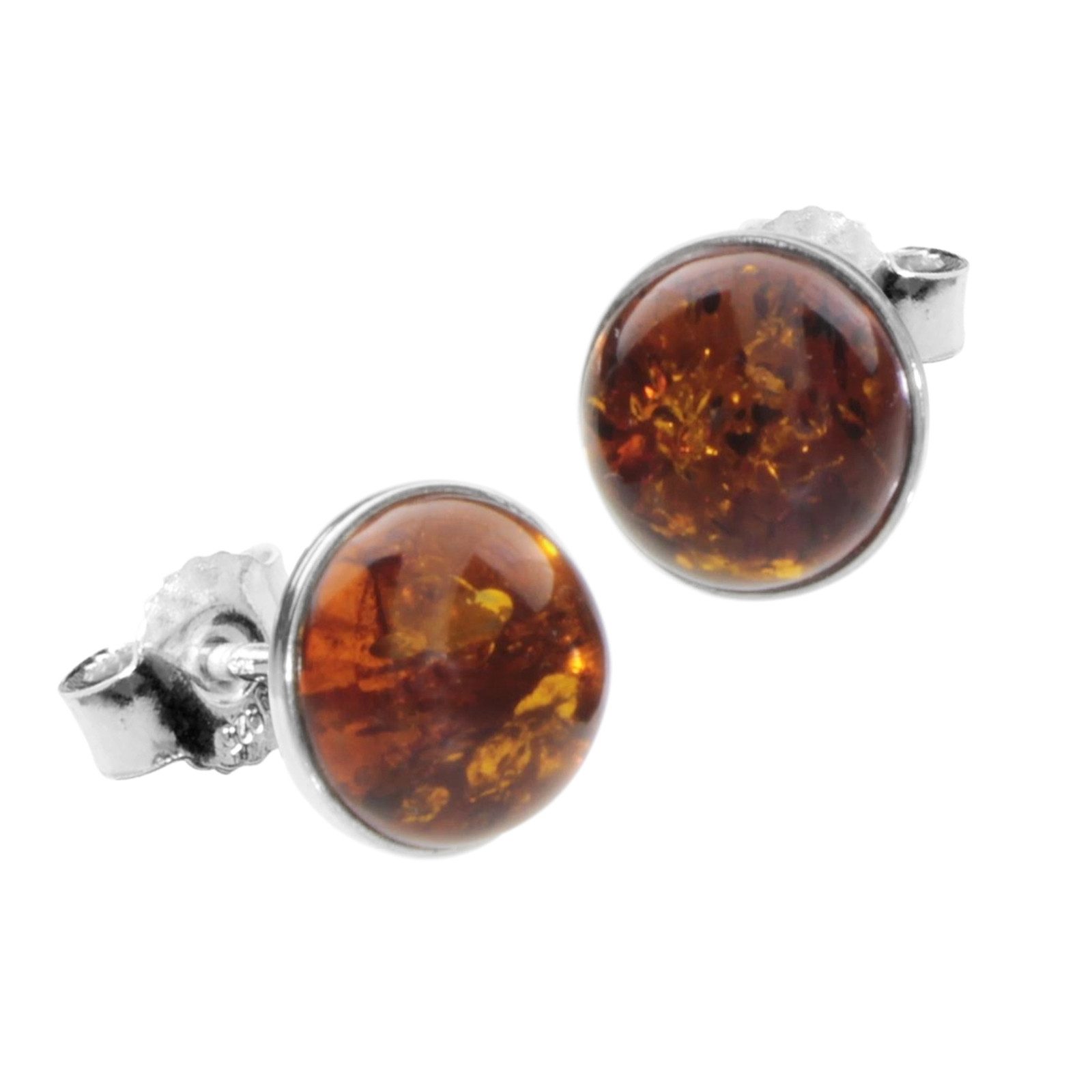 Paar Ohrstecker Ostsee-Schmuck Ohrstecker Classic 8 mm Ohrstecker Classic 8 mm