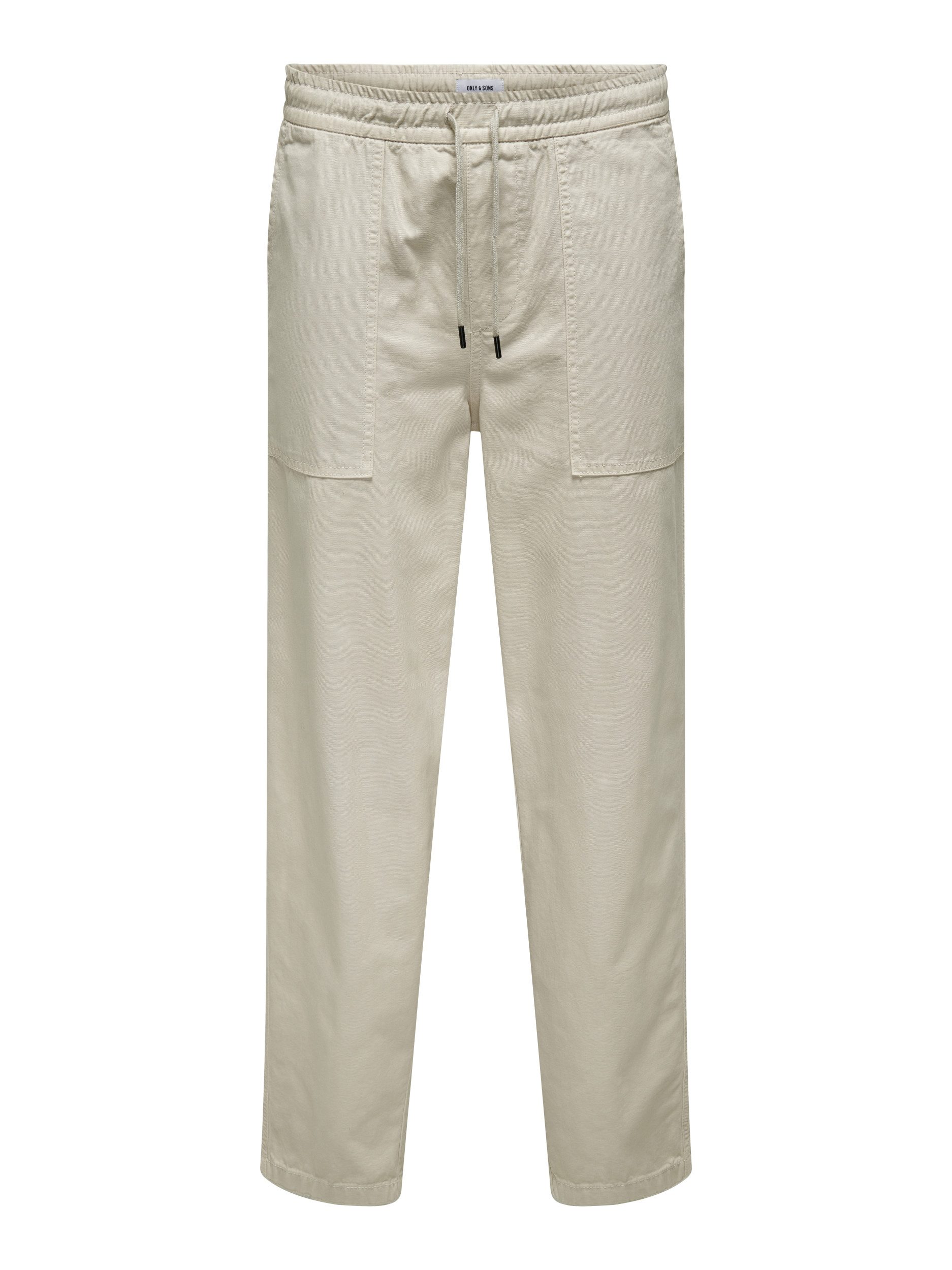 pieces Stoffhose - weite Baggy Hose mit Kordelzug - ONSSINUS LOOSE