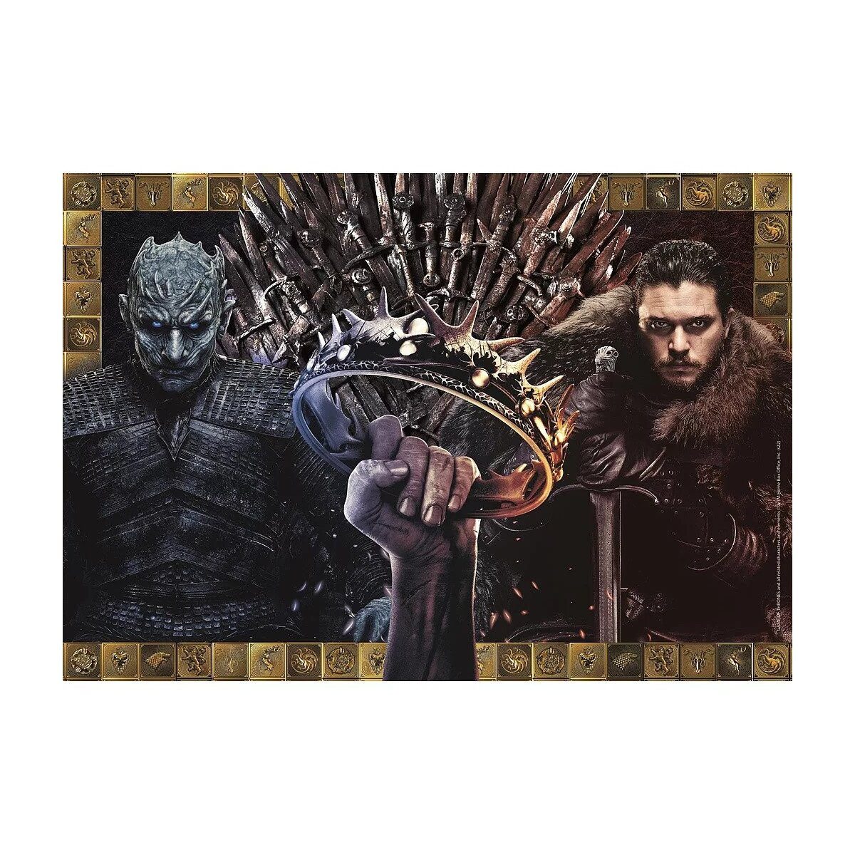 Game of Thrones Lernspielzeug Game of Thrones Ice and Fire 1000-teiliges kompakte Puzzle