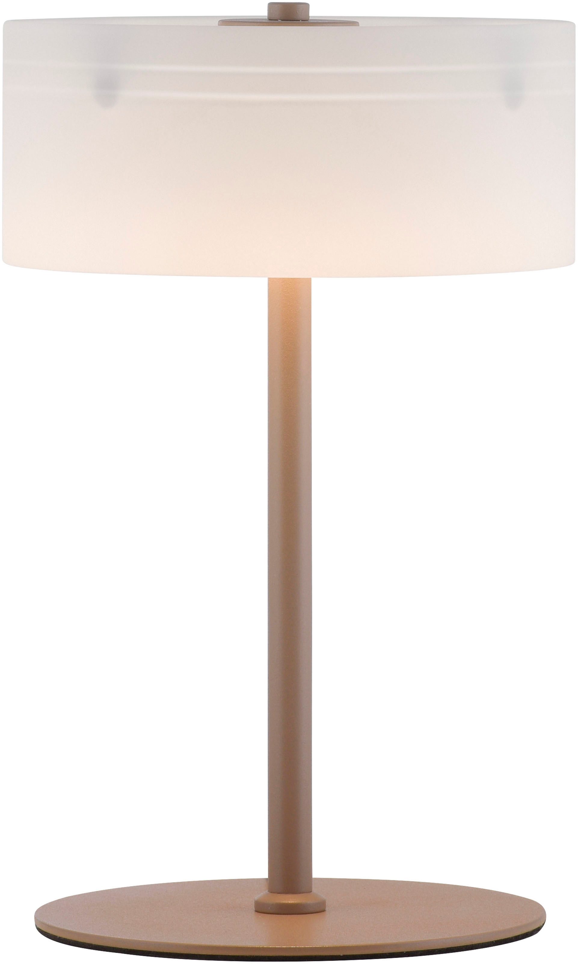 Paul Neuhaus LED Tischleuchte MARIKA, Memoryfunktion, LED fest integriert, Warmweiß, Touchdimmer, Memoryfunktion