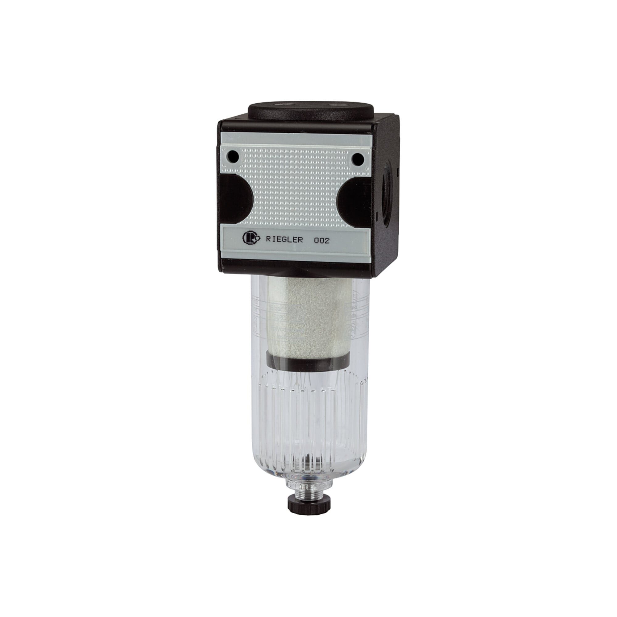 RIEGLER Druckminderer Riegler Vorfilter »multifix«, Polycarbonatbehälter, 0,3 µm, BG 3, G 1