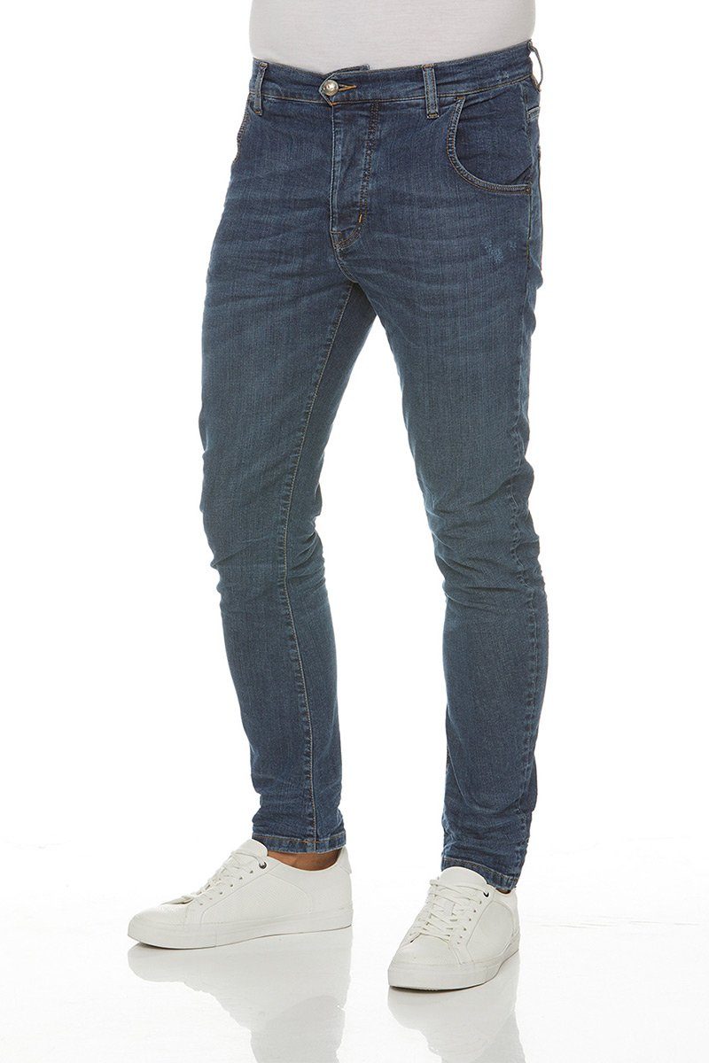 relaxed Reed high Relax-fit-Jeans wunderwerk flex